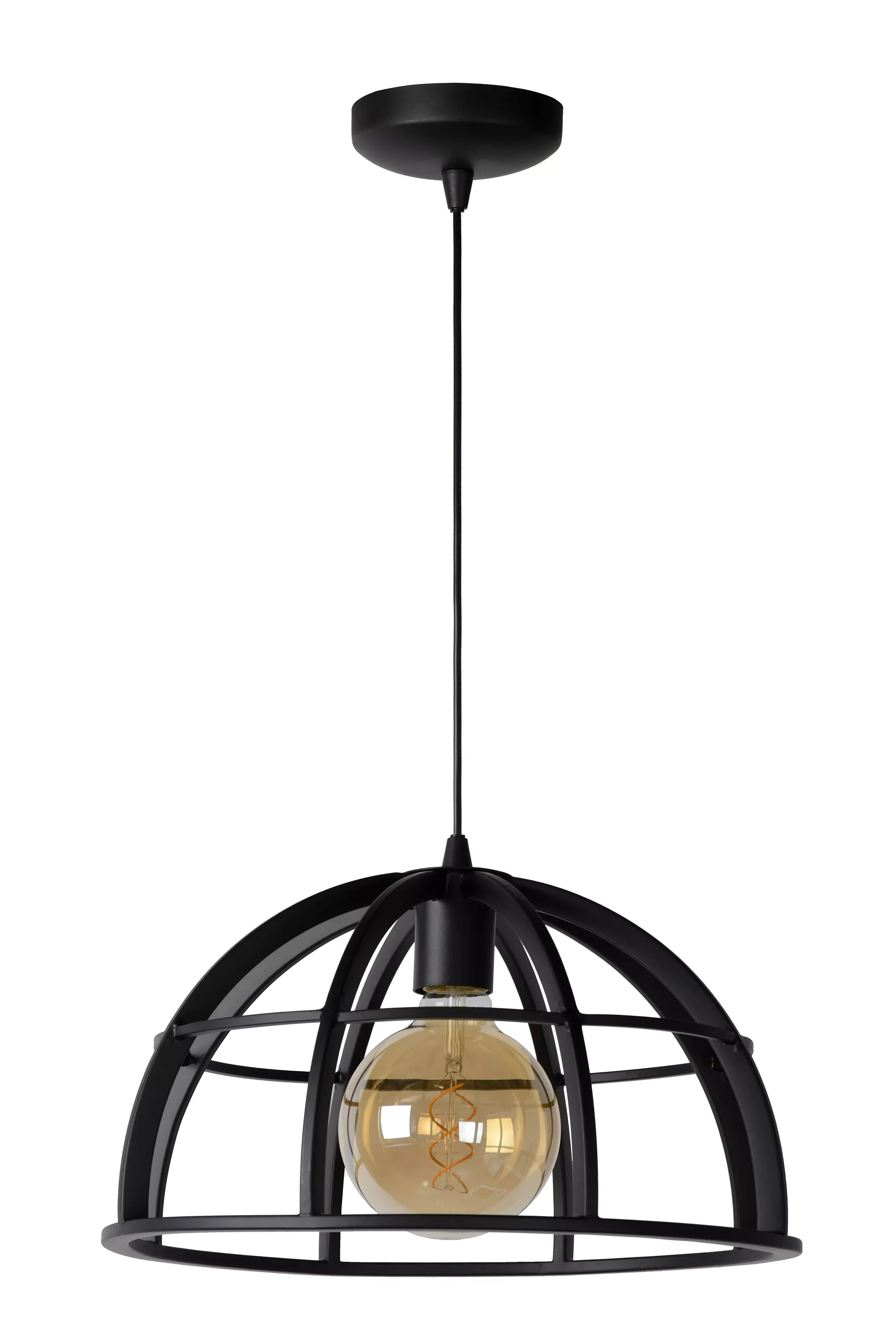 Cheap DIKRA - Hanglamp - Ø 40 cm - 1xE27 - Zwart Hanglampen