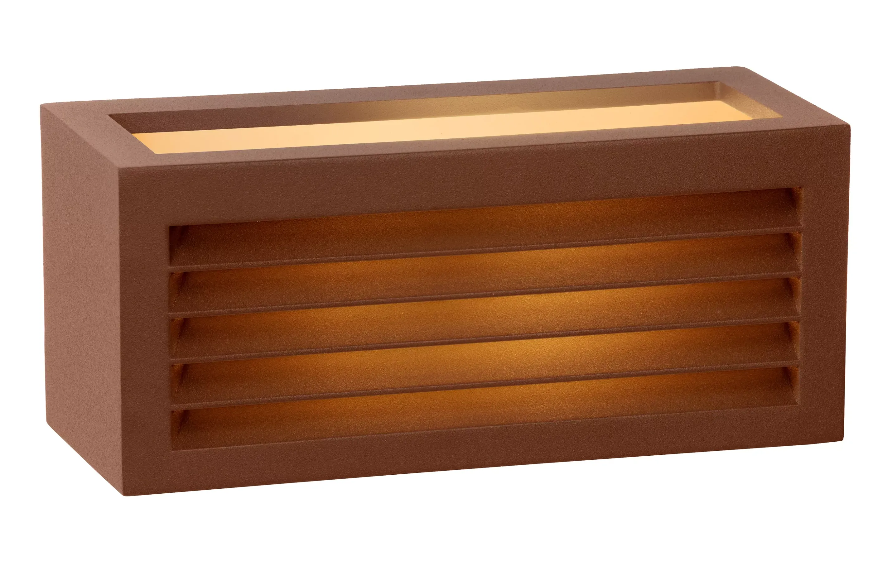 Store DIMO - Wandlamp Binnen/Buiten - 1xE27 - IP54 - Roest bruin Wandverlichting Buiten