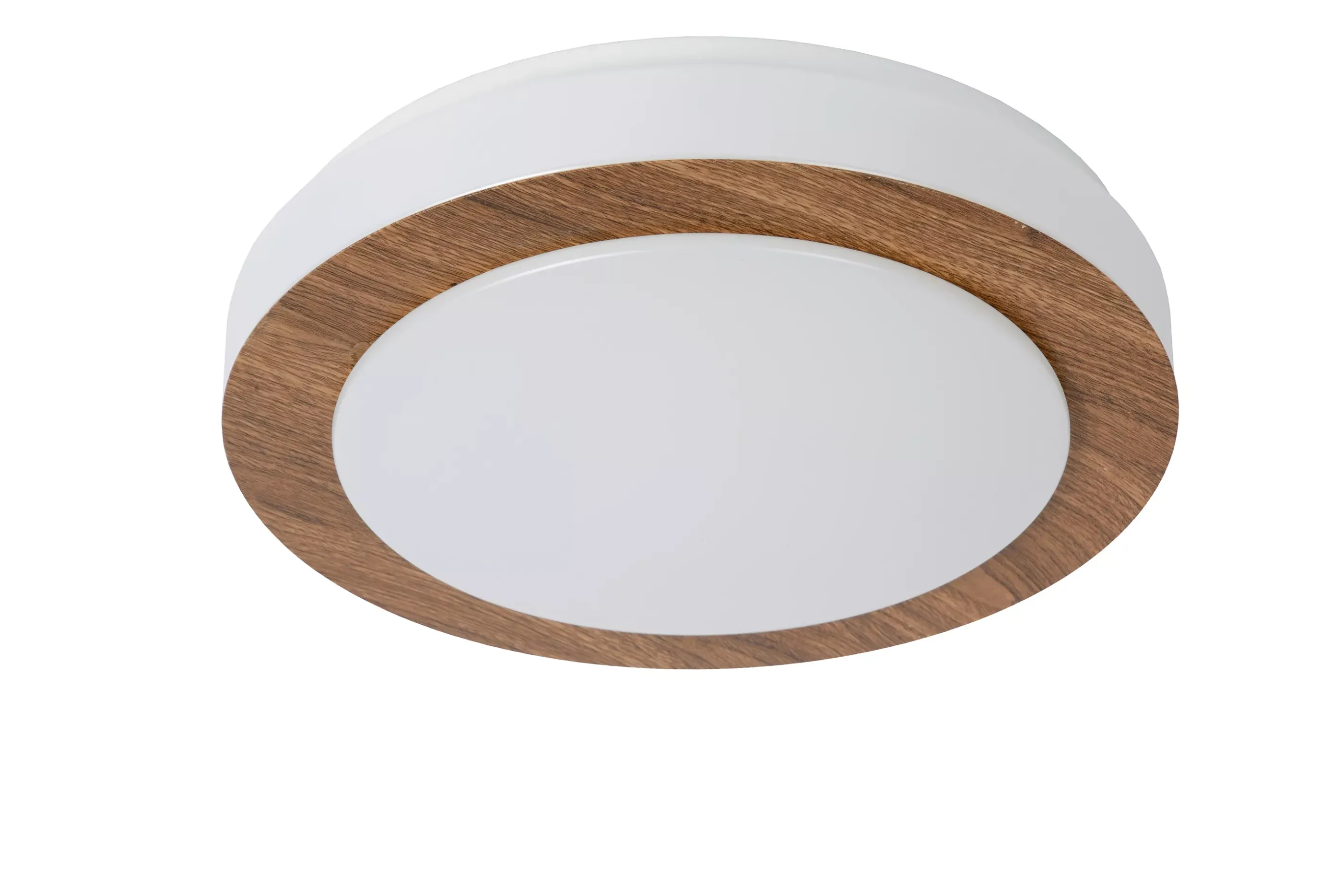 Clearance DIMY - Plafonnière Badkamer - Ø 28,6 cm - LED 3 StepDim - 1x12W 3000K - IP21 - Naturel Plafondlampen
