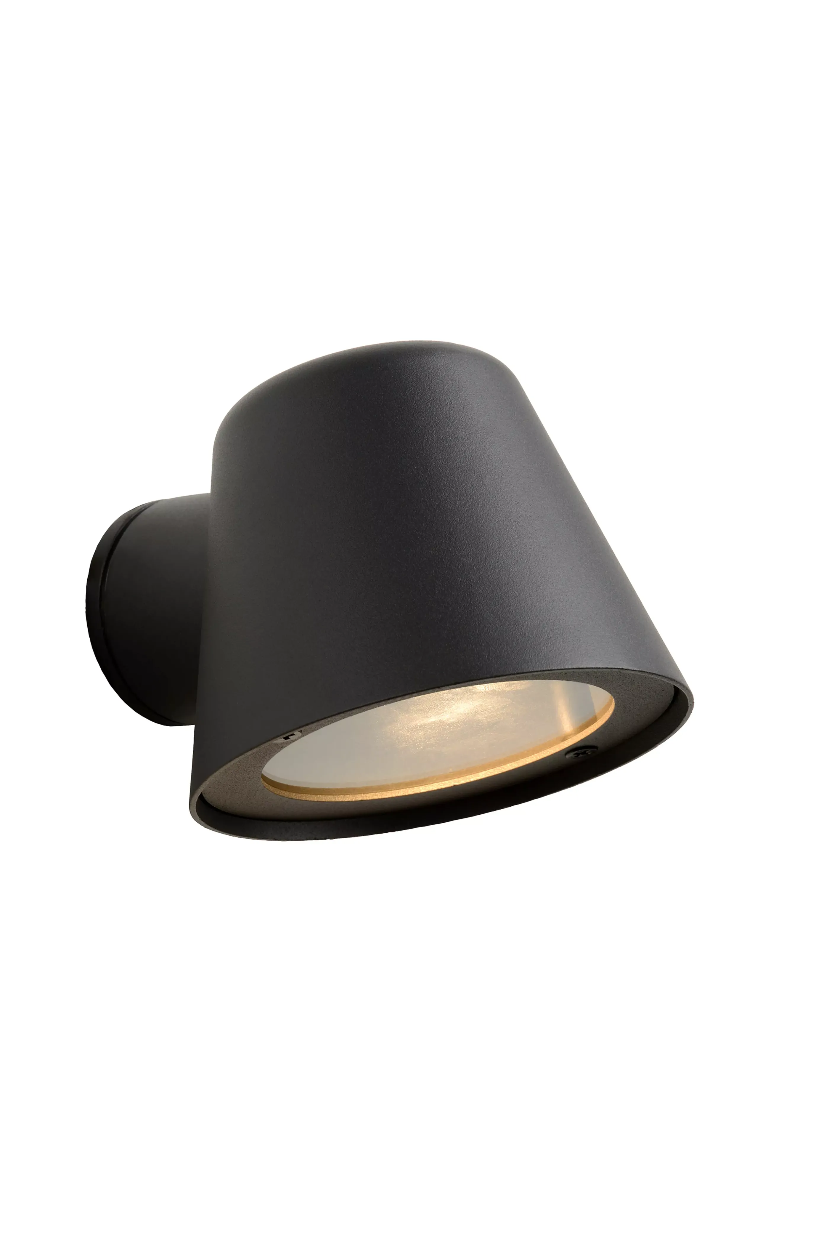 Fashion DINGO-LED - Wandlamp Binnen/Buiten - LED Dimb. - GU10 - 1x5W 3000K - IP44 - Antraciet Wandverlichting Buiten