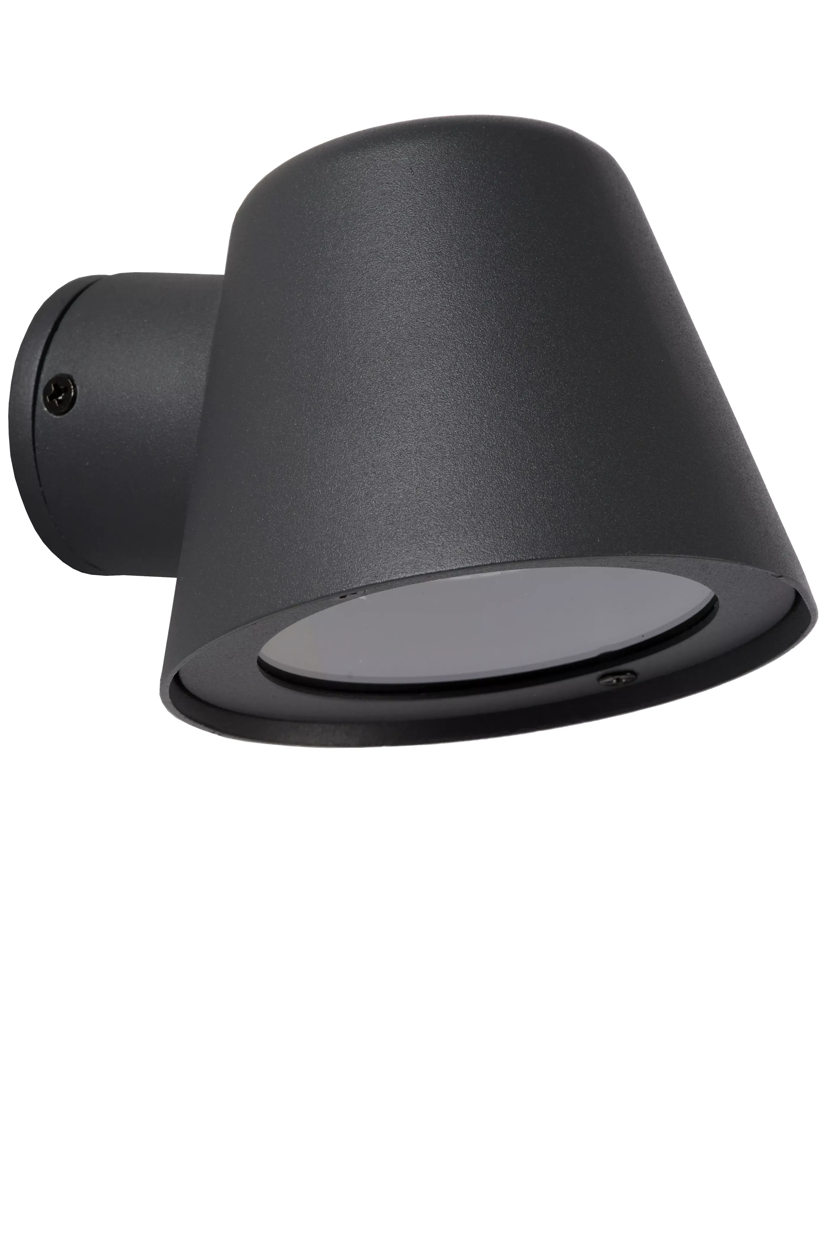 Fashion DINGO-LED - Wandlamp Binnen/Buiten - LED Dimb. - GU10 - 1x5W 3000K - IP44 - Antraciet Wandverlichting Buiten