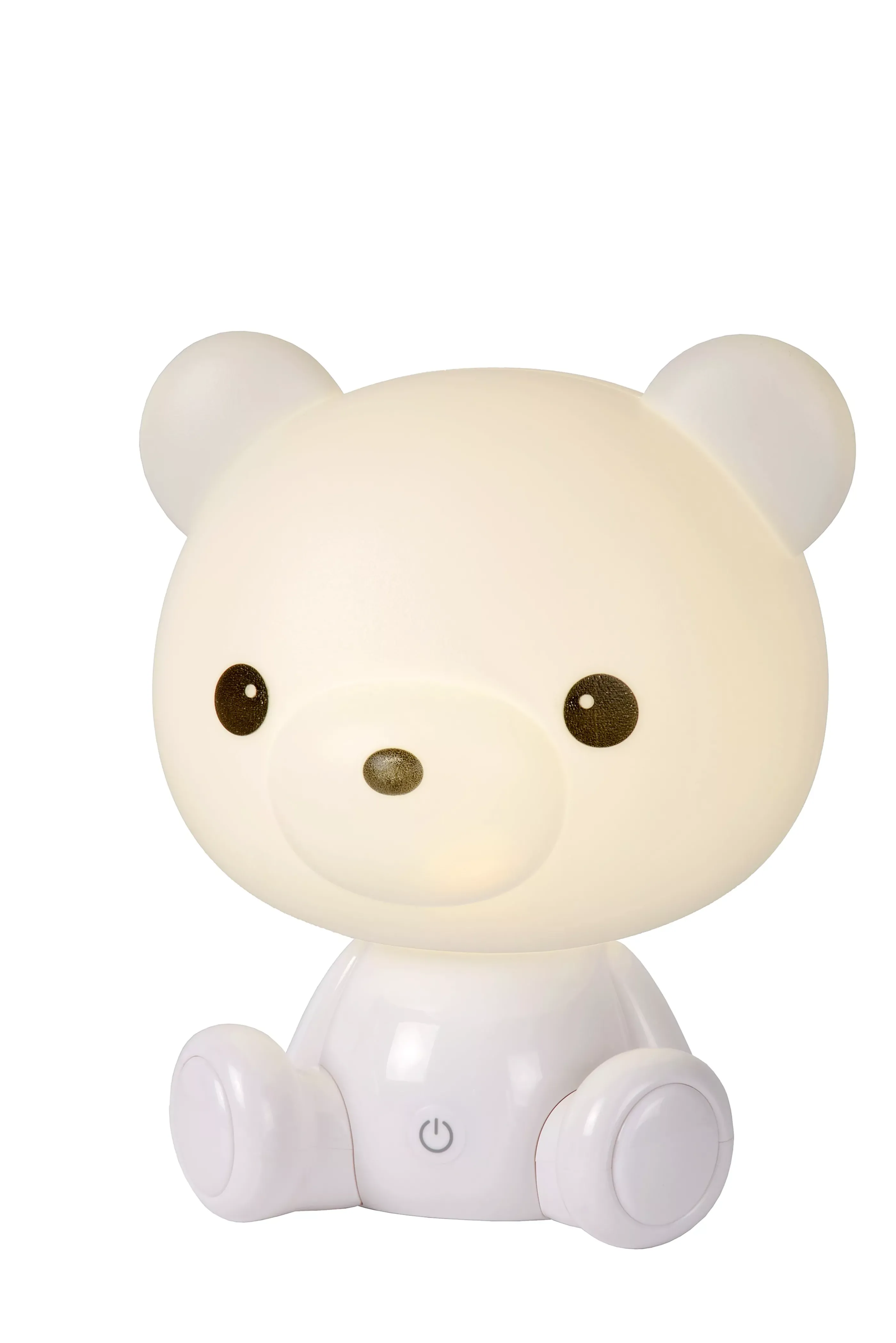 Discount DODO BEAR - Tafellamp Kinderkamer - LED 3 StepDim - 1x3W 3000K - Wit Tafellampen