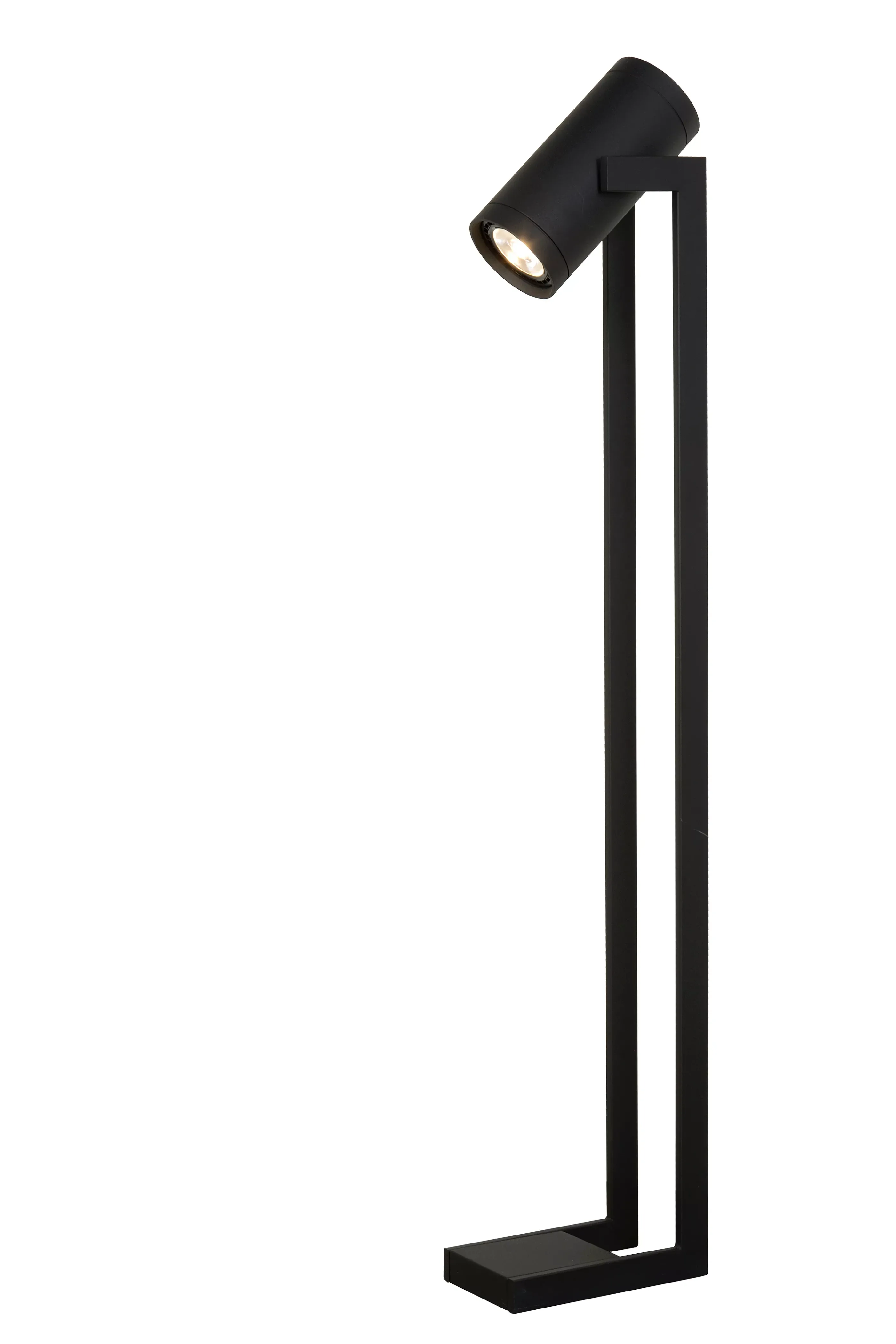 Hot DOME - Vloerlamp - LED Dim to warm - GU10 (ES111) - 2x12W 2200K/3000K - Zwart Staande Lampen