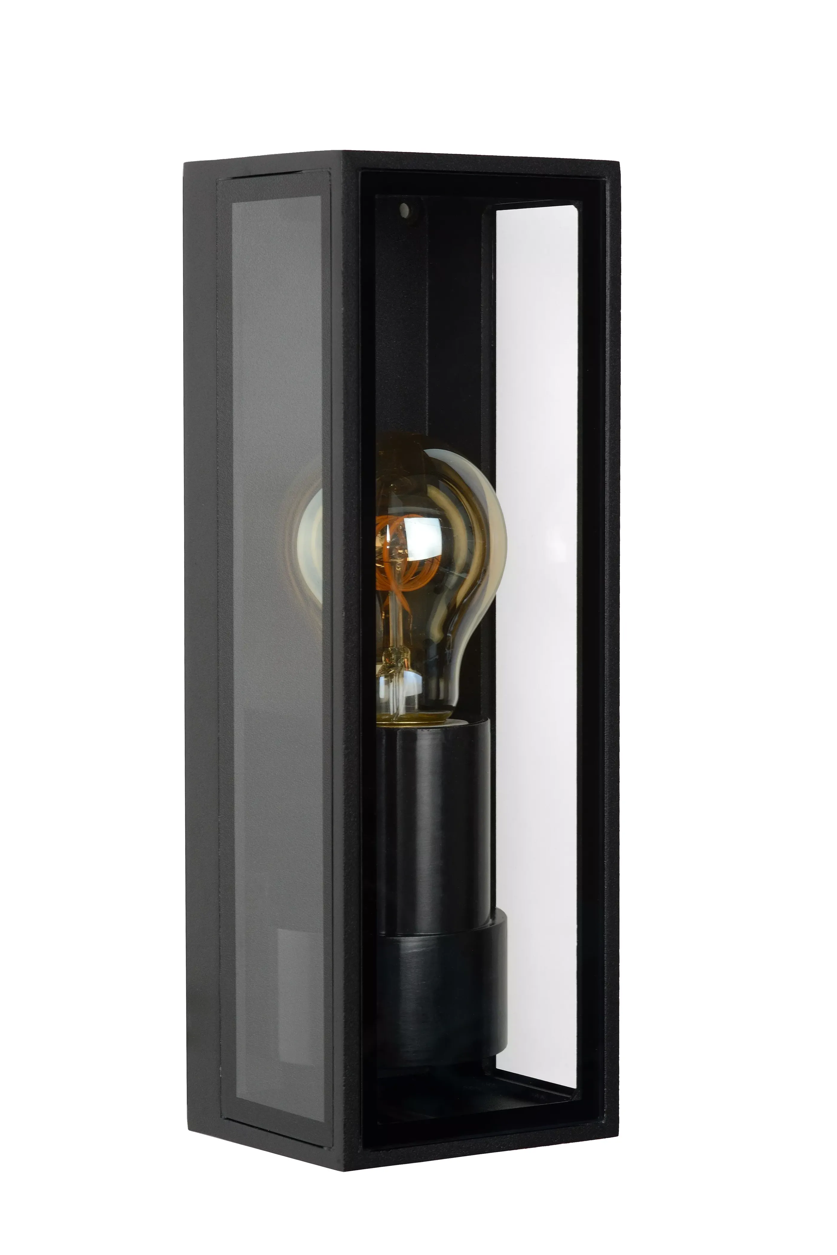 Shop DUKAN - Wandlamp Binnen/Buiten - 1xE27 - IP65 - Zwart Wandverlichting Buiten