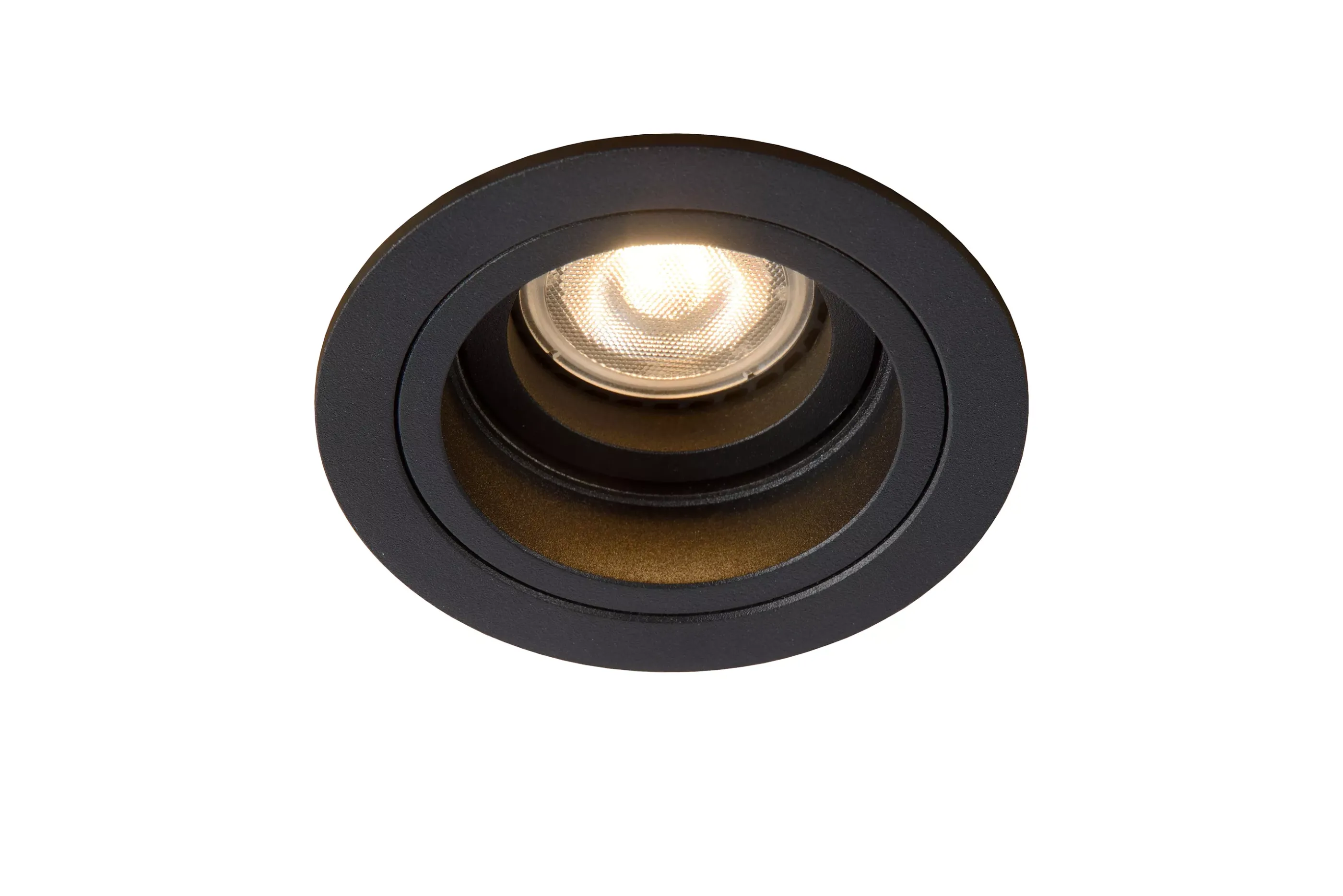 New EMBED - Inbouwspot - Ø 9,1 cm - 1xGU10 - Zwart Inbouwverlichting