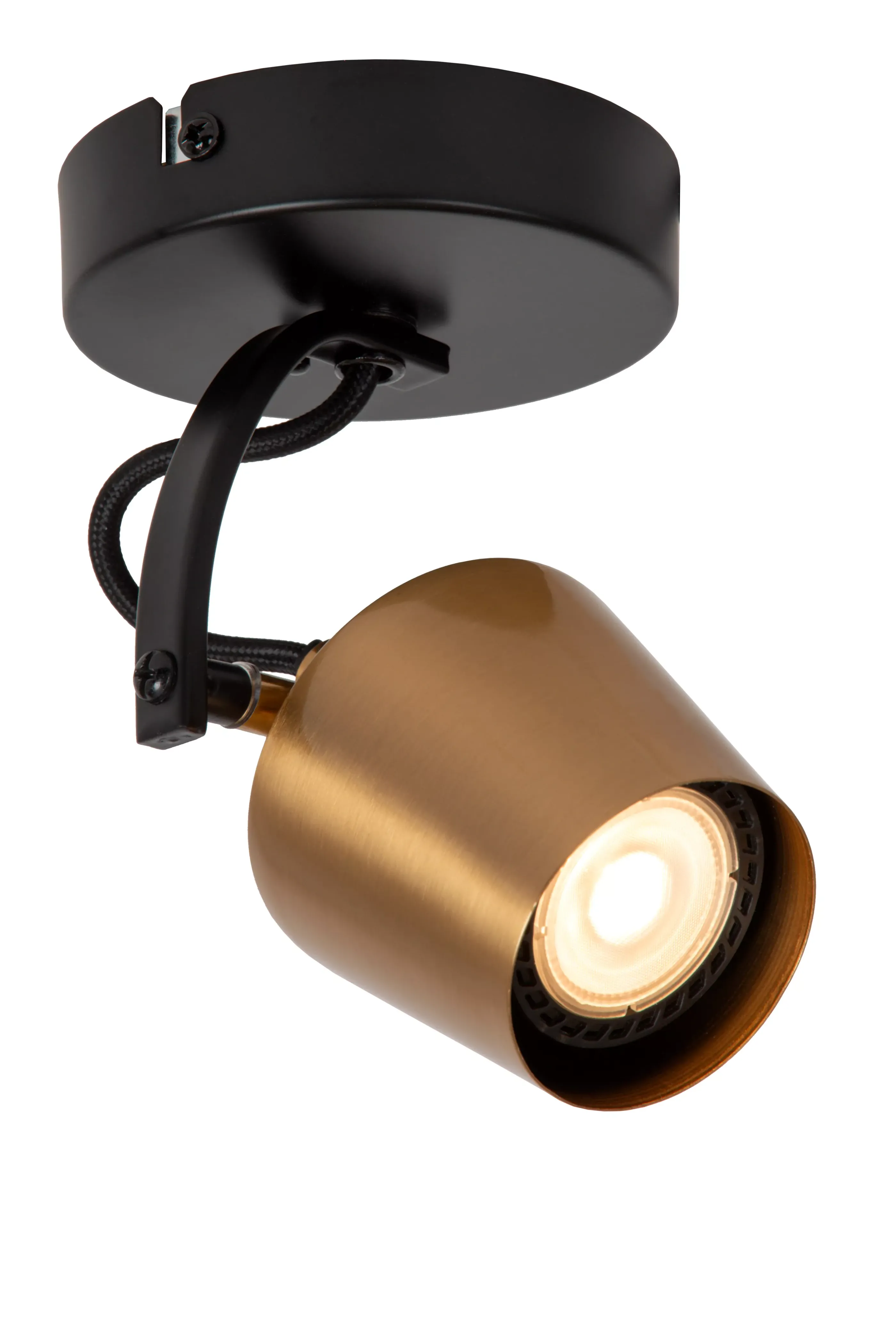 Cheap EMILE - Plafondspot - Ø 10,5 cm - 1xGU10 - Mat Goud / Messing Plafondlampen