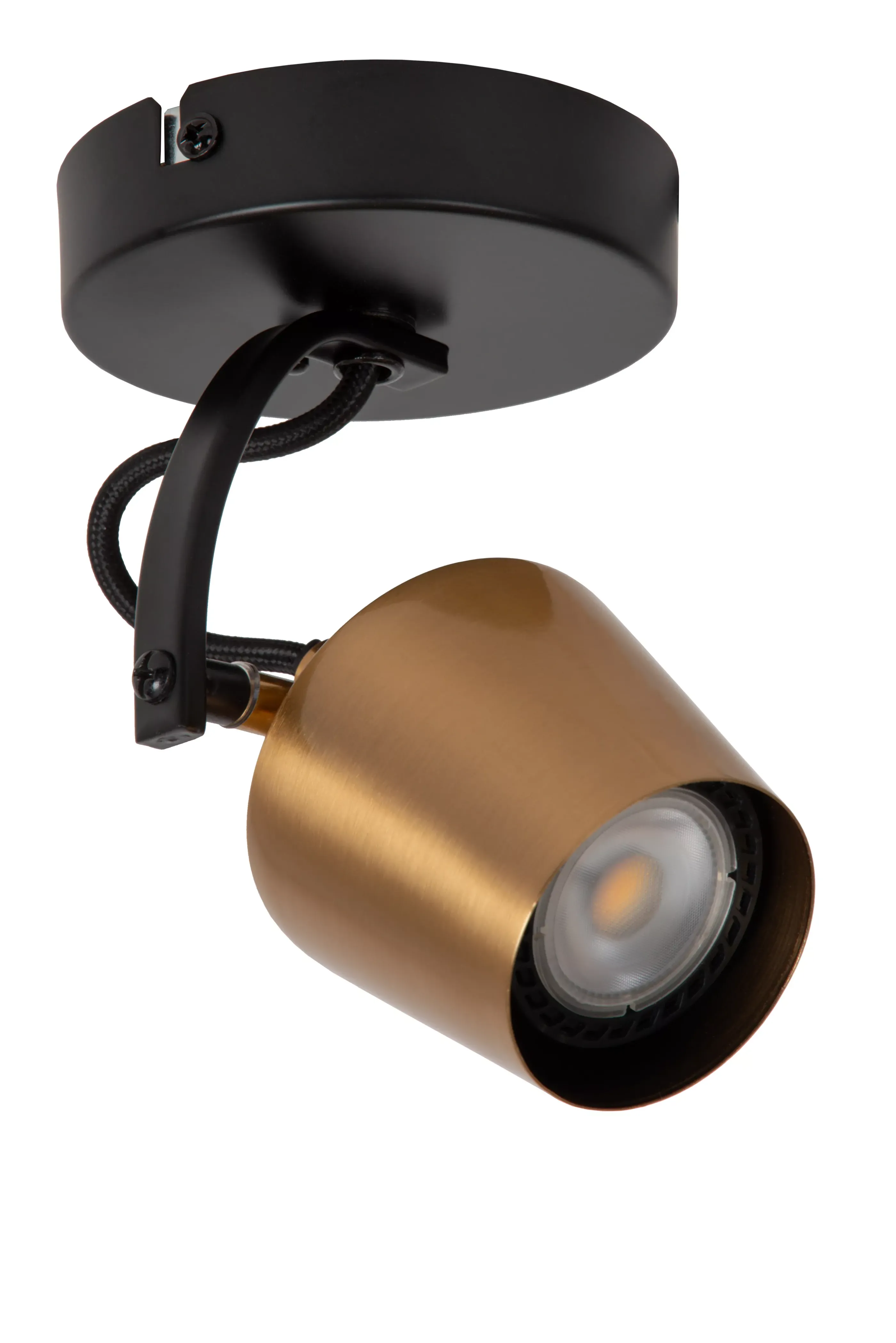 Cheap EMILE - Plafondspot - Ø 10,5 cm - 1xGU10 - Mat Goud / Messing Plafondlampen
