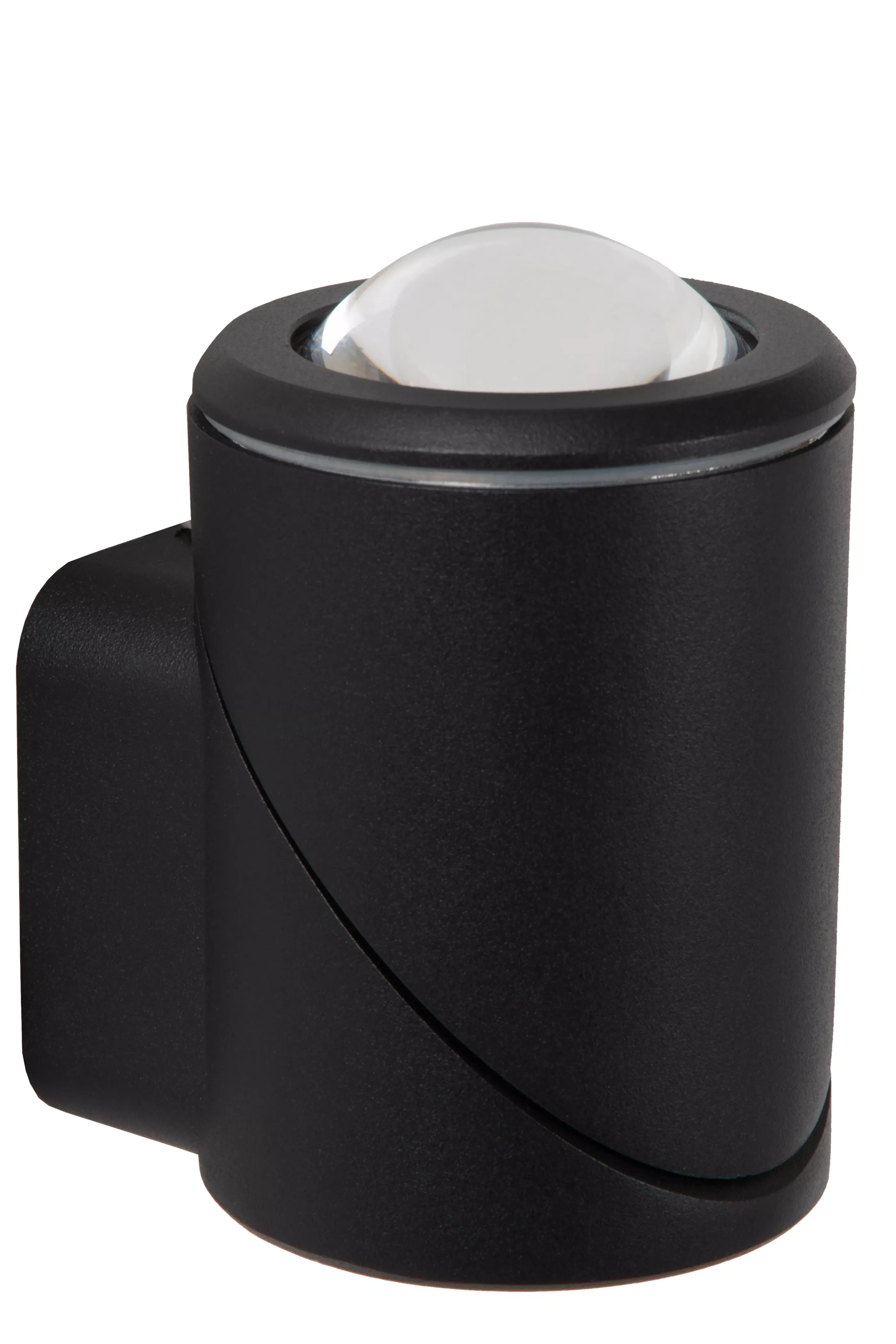 Clearance ERIN - Wandspot / Wandlamp Binnen/Buiten - LED - 1x5W 2700K - IP65 - Zwart Wandverlichting Buiten