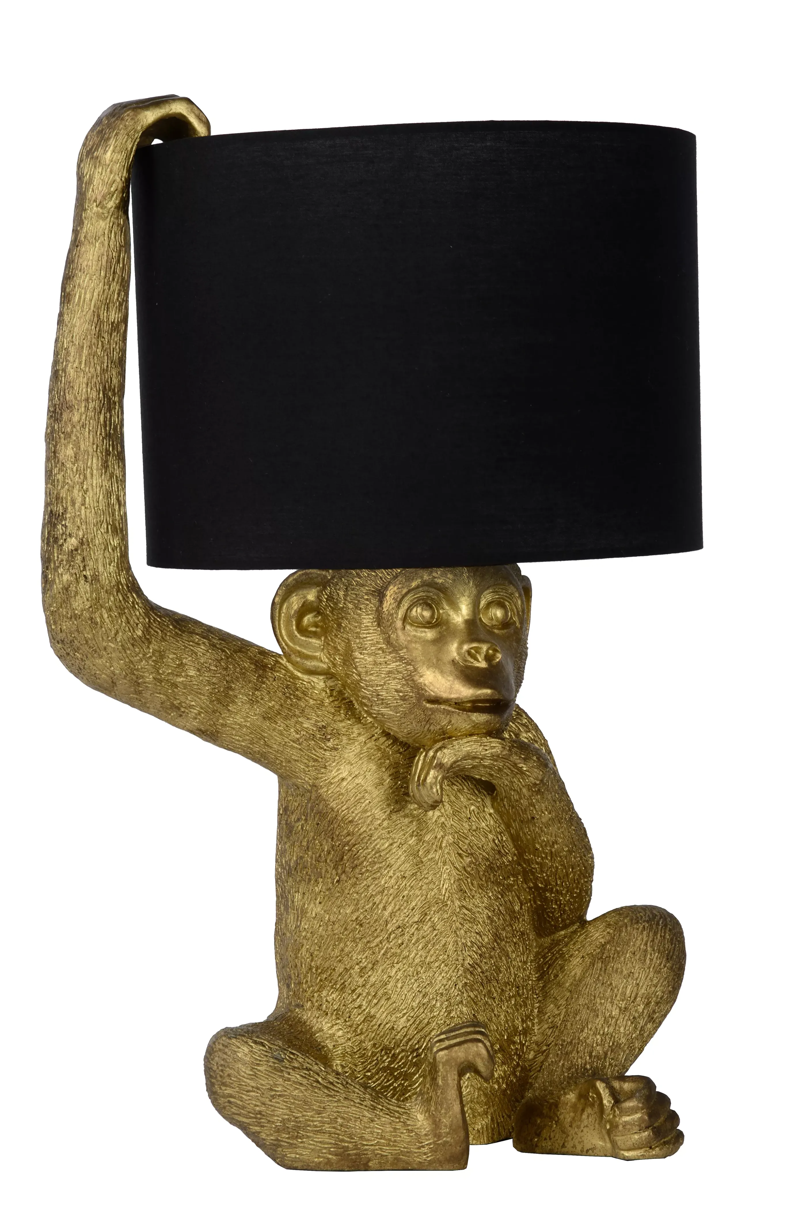 Hot EXTRAVAGANZA CHIMP - Tafellamp - Ø 30 cm - 1xE14 - Zwart Tafellampen