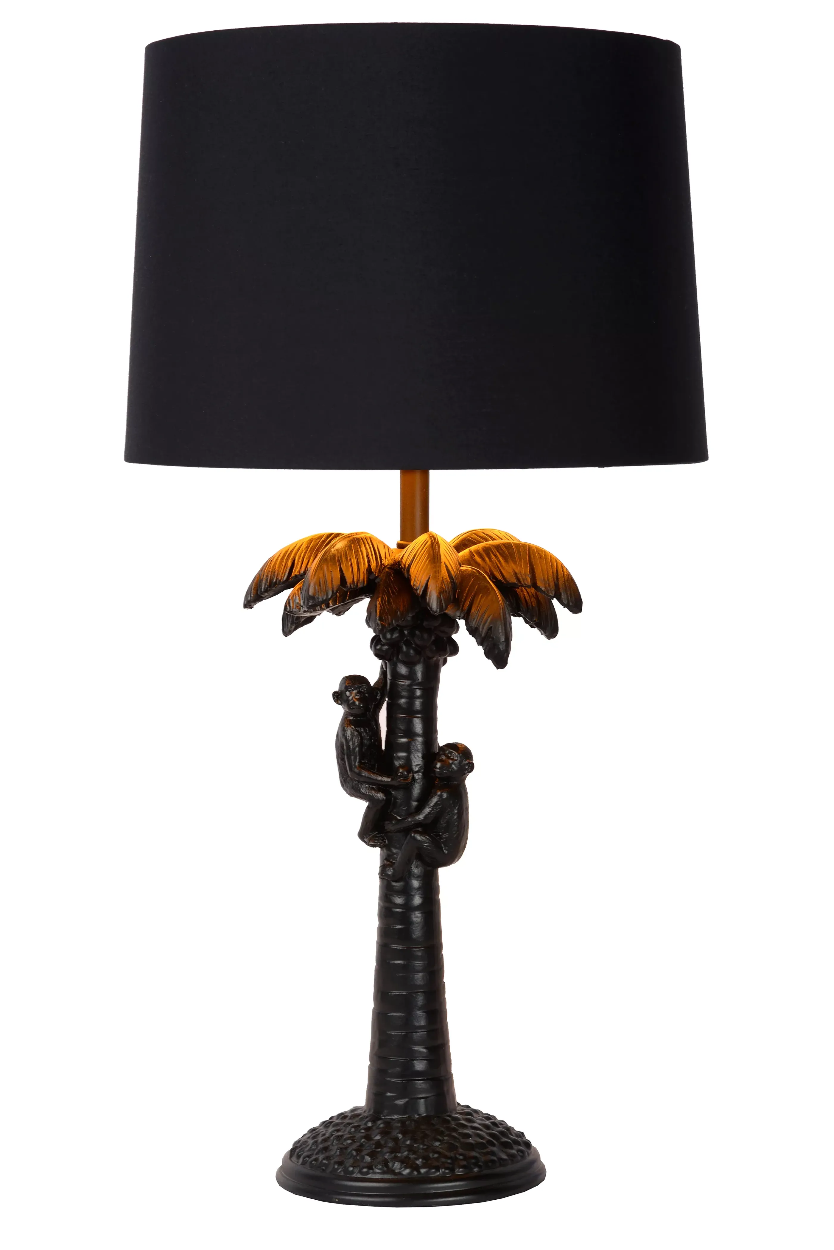 Outlet EXTRAVAGANZA COCONUT - Tafellamp - Ø 30,5 cm - 1xE27 - Zwart Tafellampen