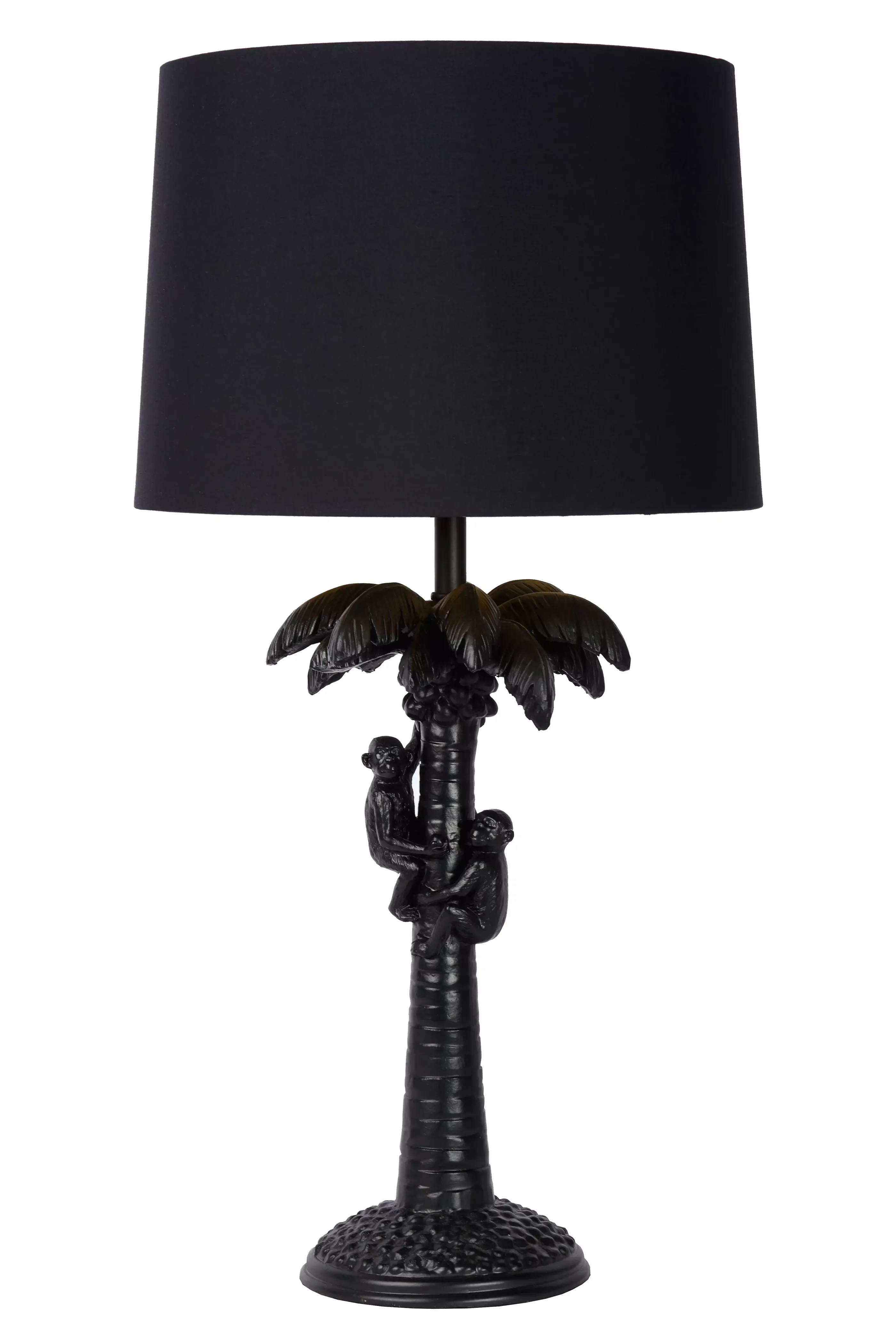 Outlet EXTRAVAGANZA COCONUT - Tafellamp - Ø 30,5 cm - 1xE27 - Zwart Tafellampen