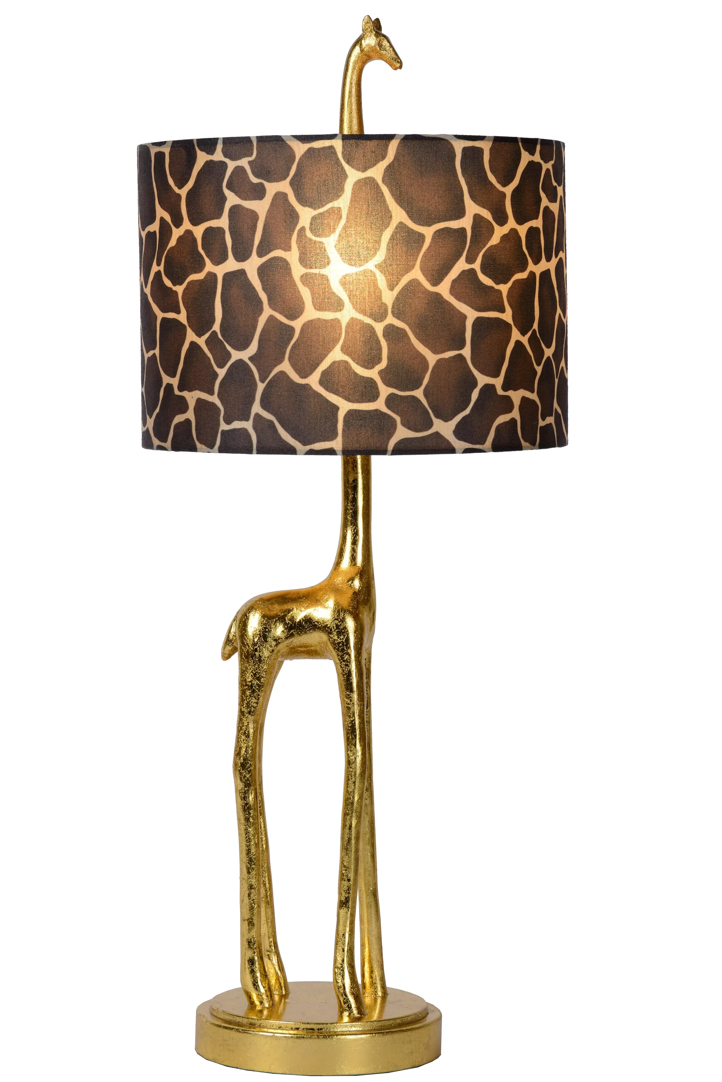 Discount EXTRAVAGANZA MISS TALL - Tafellamp - Ø 25 cm - 1xE27 - Mat Goud / Messing Tafellampen