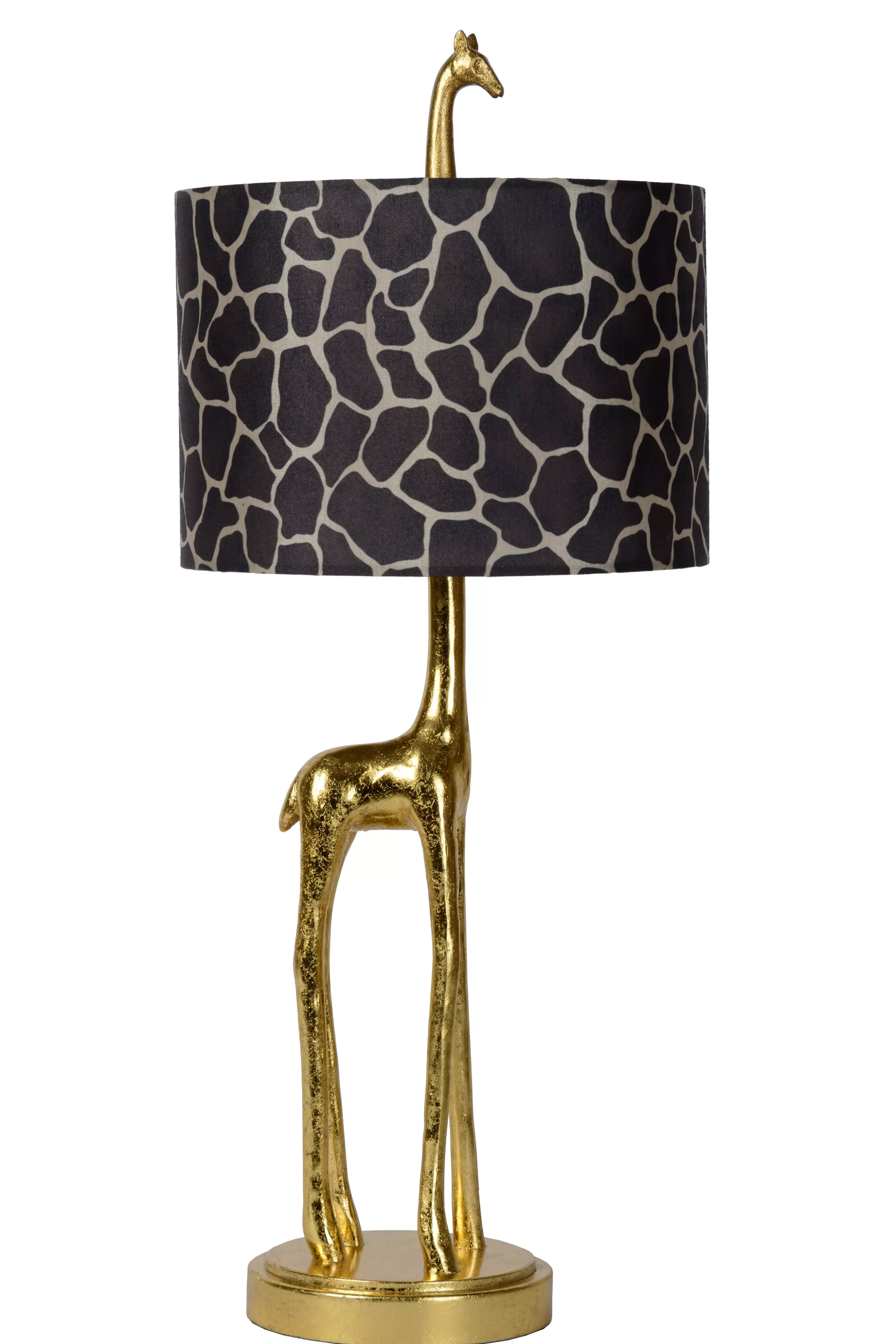 Discount EXTRAVAGANZA MISS TALL - Tafellamp - Ø 25 cm - 1xE27 - Mat Goud / Messing Tafellampen