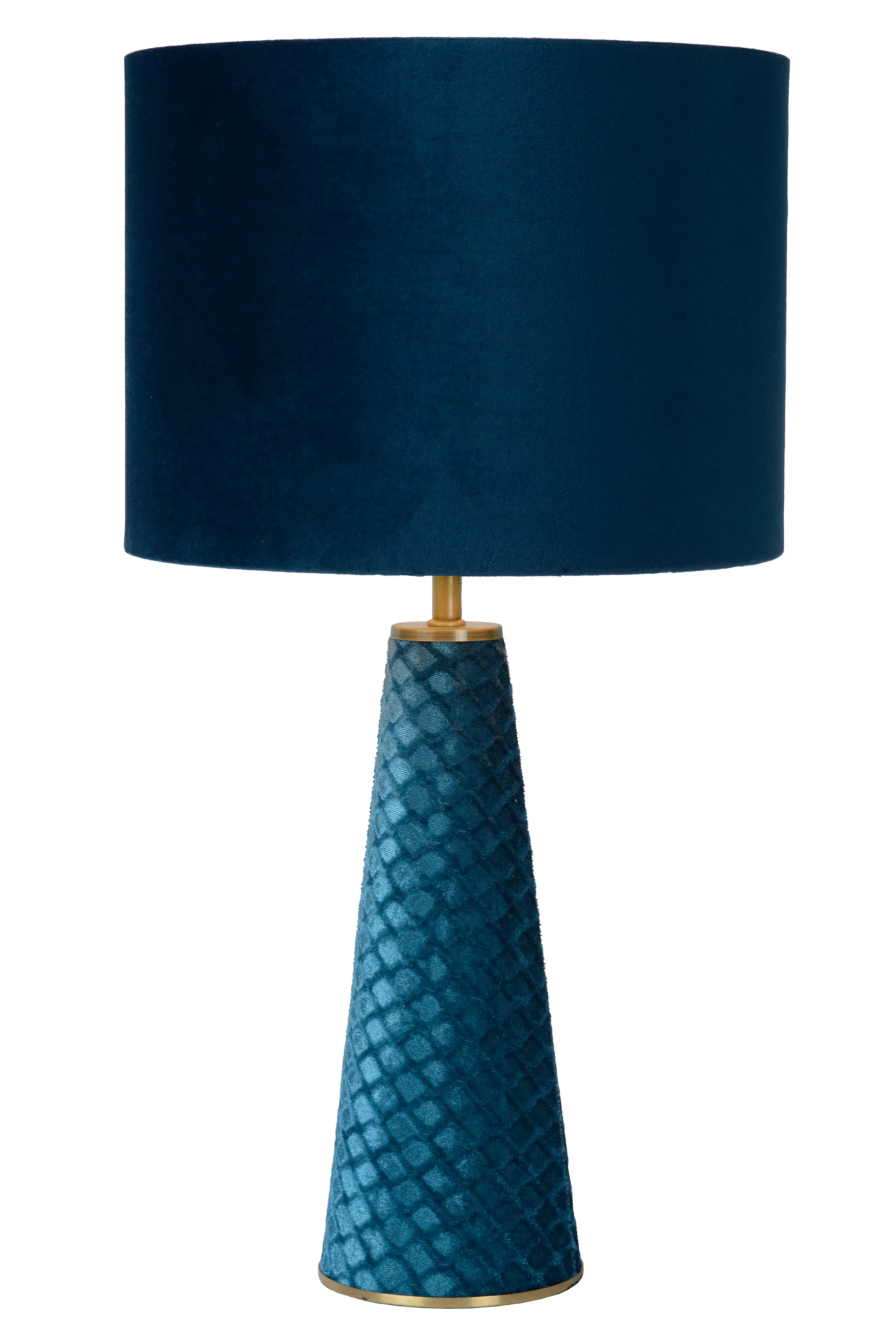 Best Sale EXTRAVAGANZA VELVET - Tafellamp - Ø 25 cm - 1xE27 - Turkoois Tafellampen