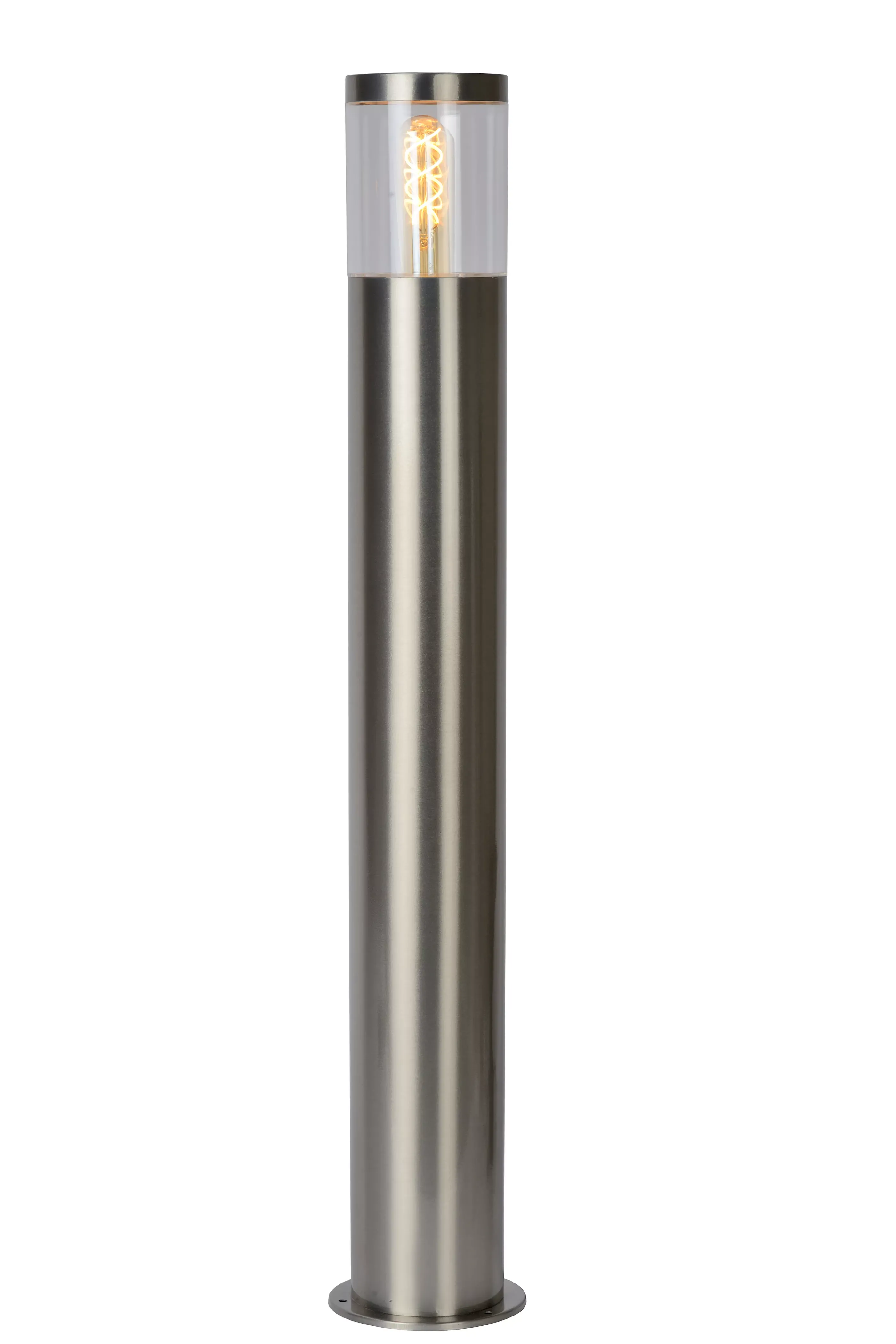 New FEDOR - Sokkellamp - 1xE27 - IP44 - Mat chroom Sokkellampen