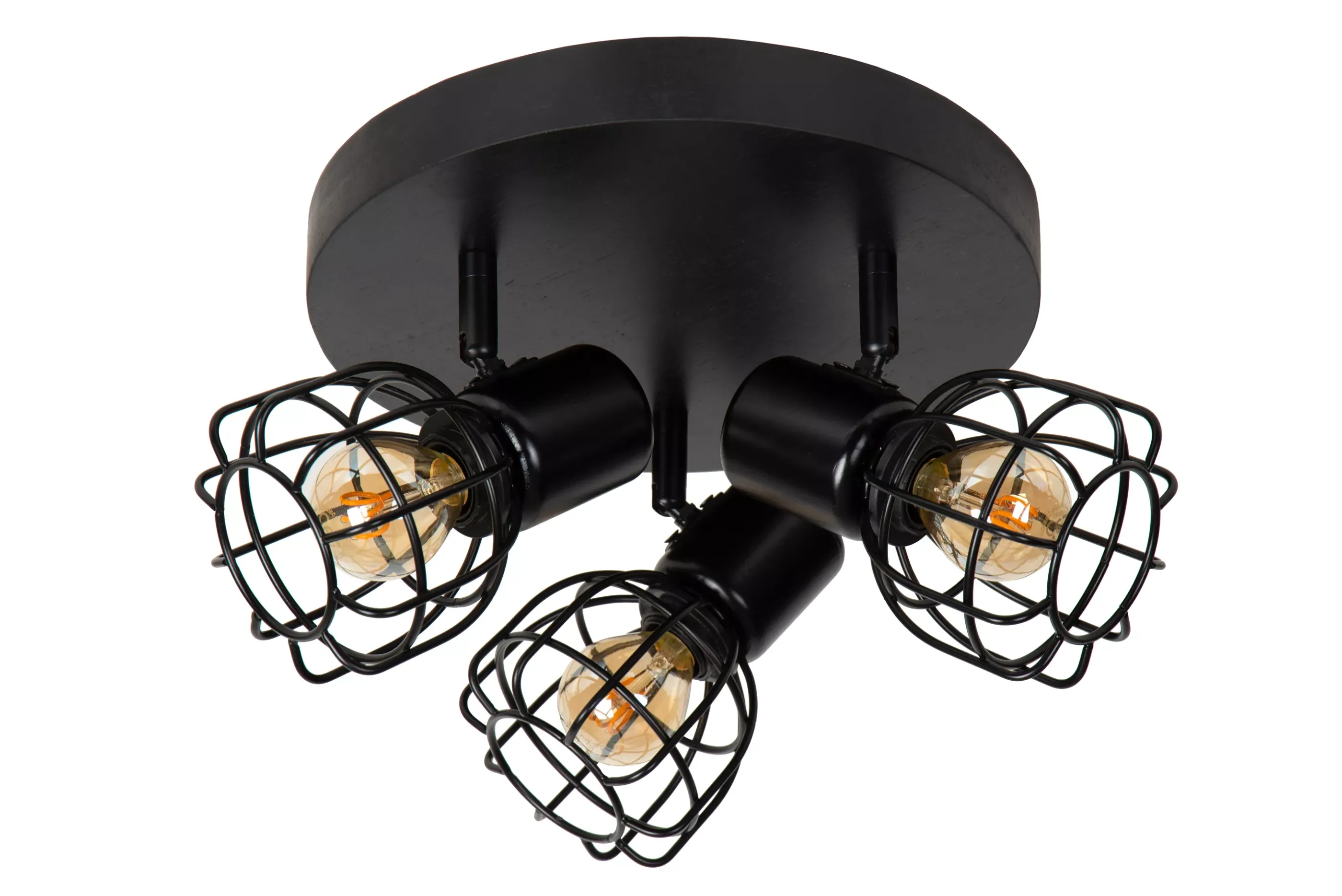 Cheap FILOX - Plafondspot - Ø 25 cm - 3xE14 - Zwart Plafondlampen