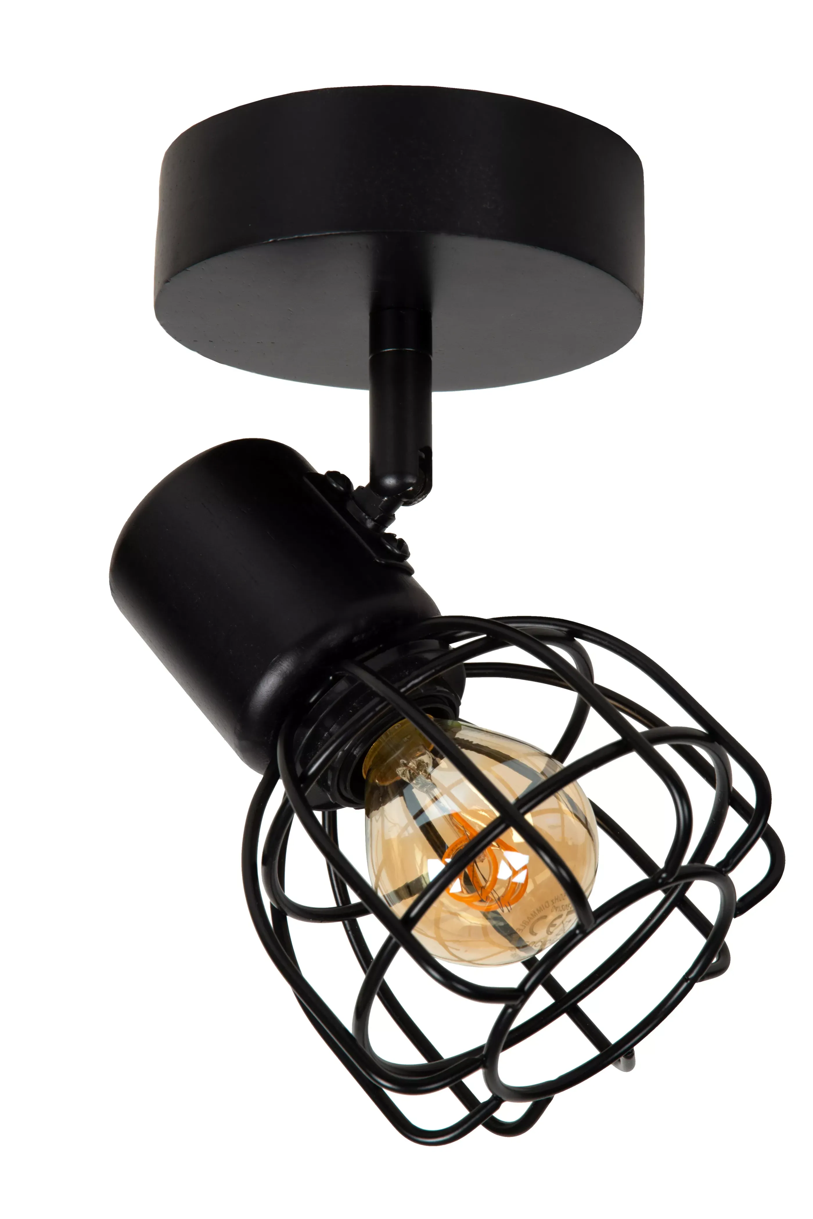 Store FILOX - Plafondspot - Ø 10 cm - 1xE14 - Zwart Plafondlampen