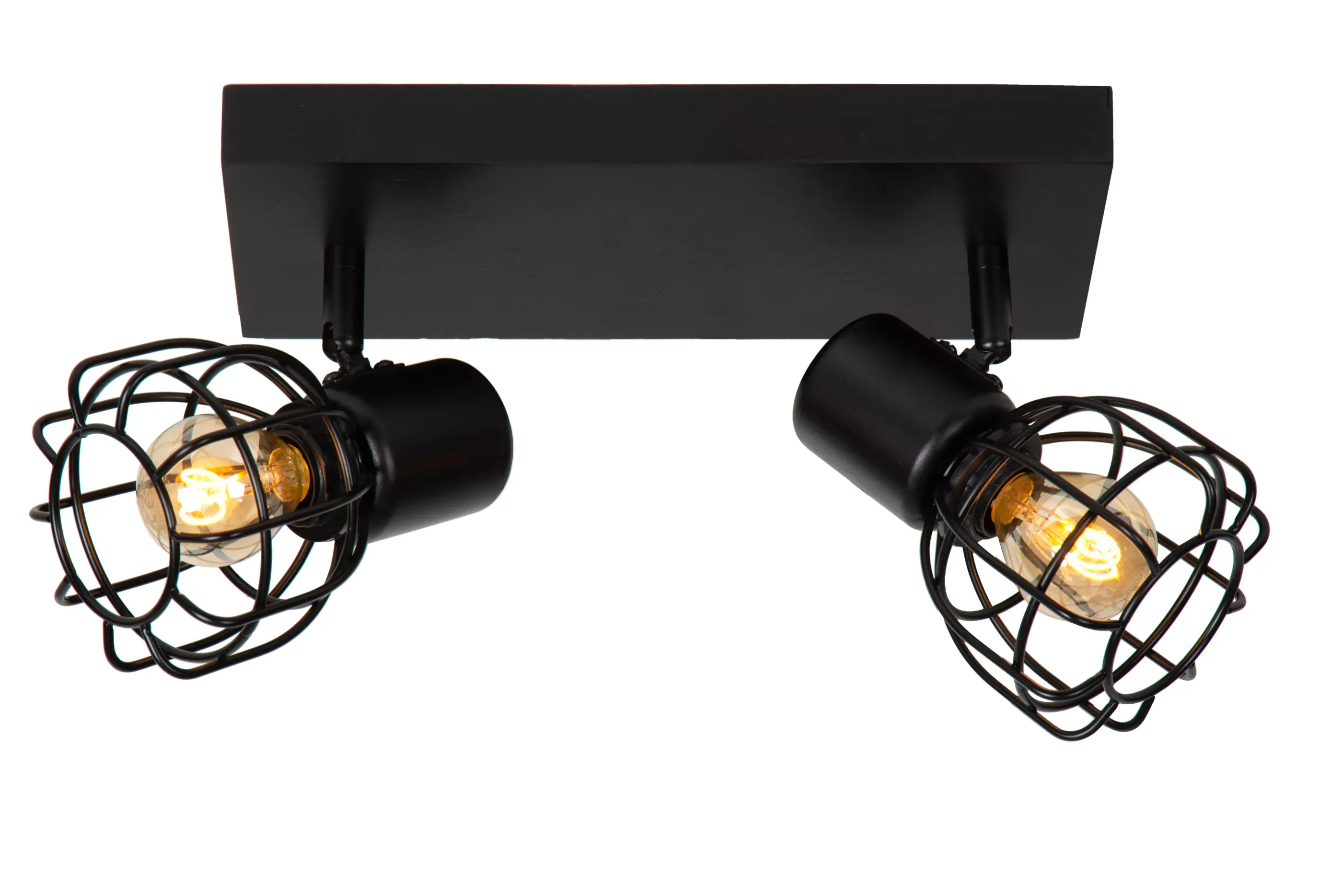 Best Sale FILOX - Plafondspot - 2xE14 - Zwart Plafondlampen