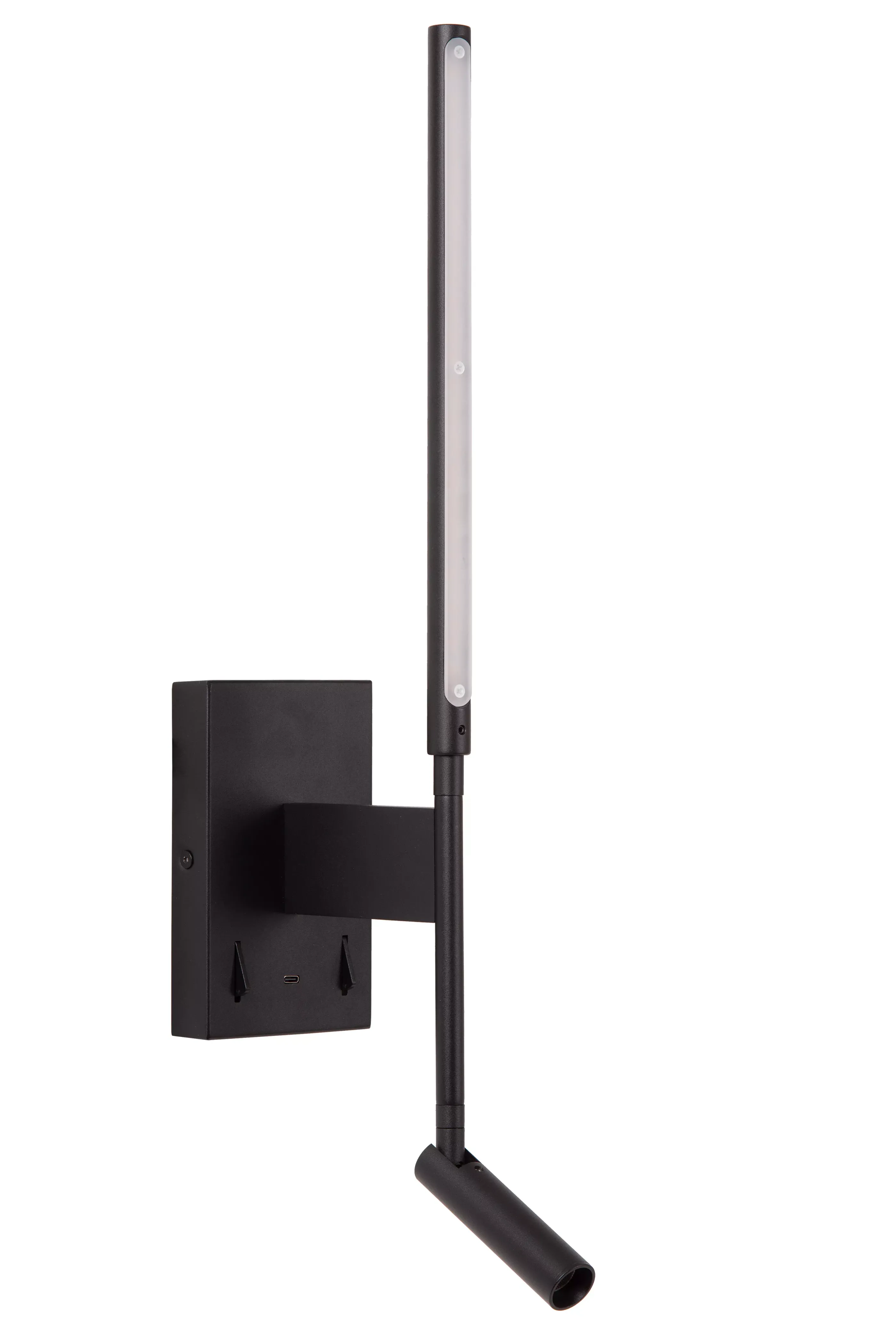 Cheap FINAN - Wandlamp - LED - 2700K - Met USB oplaadpunt - Zwart Wandverlichting