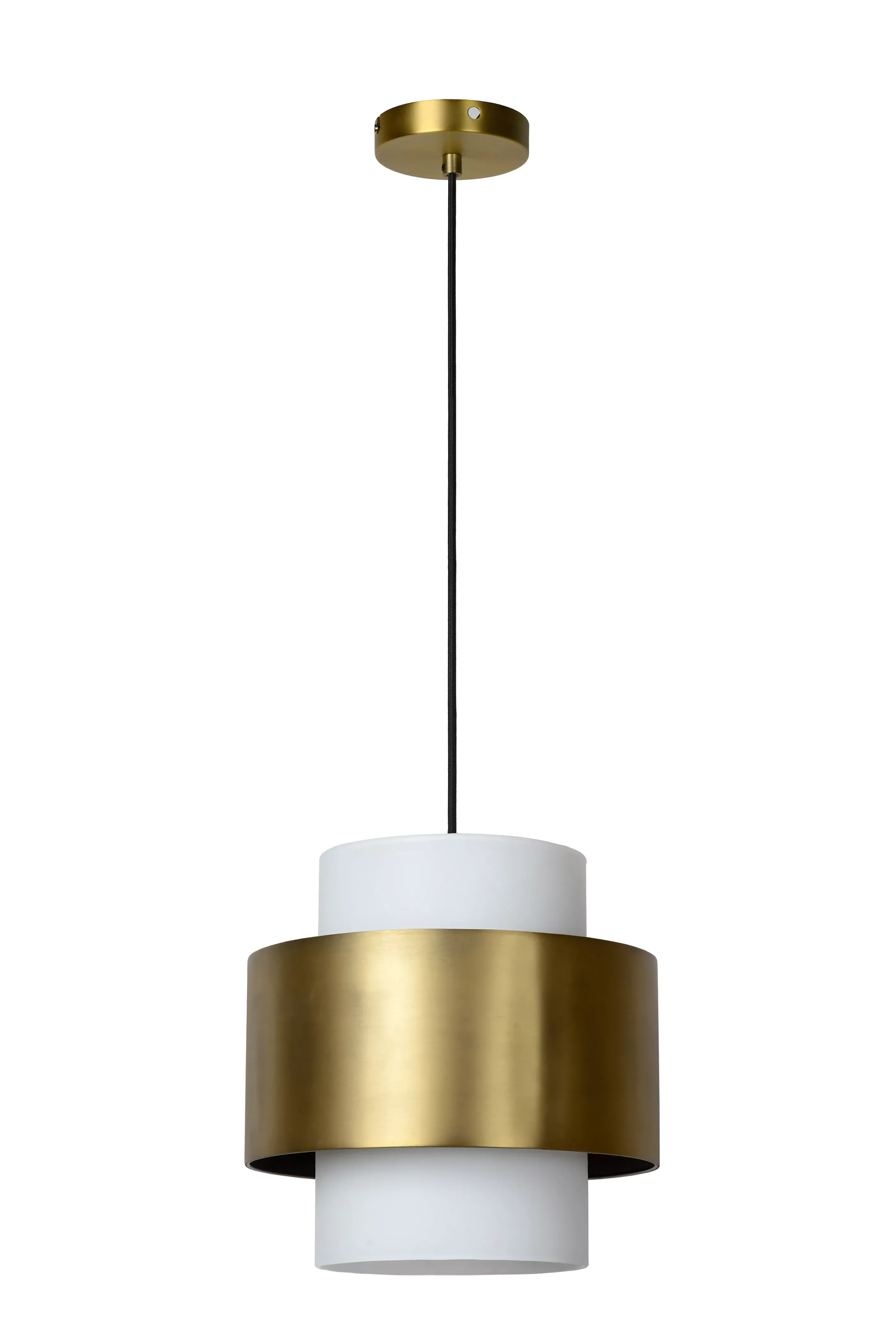 Store FIRMIN - Hanglamp - Ø 30 cm - 1xE27 - Mat Goud / Messing Hanglampen
