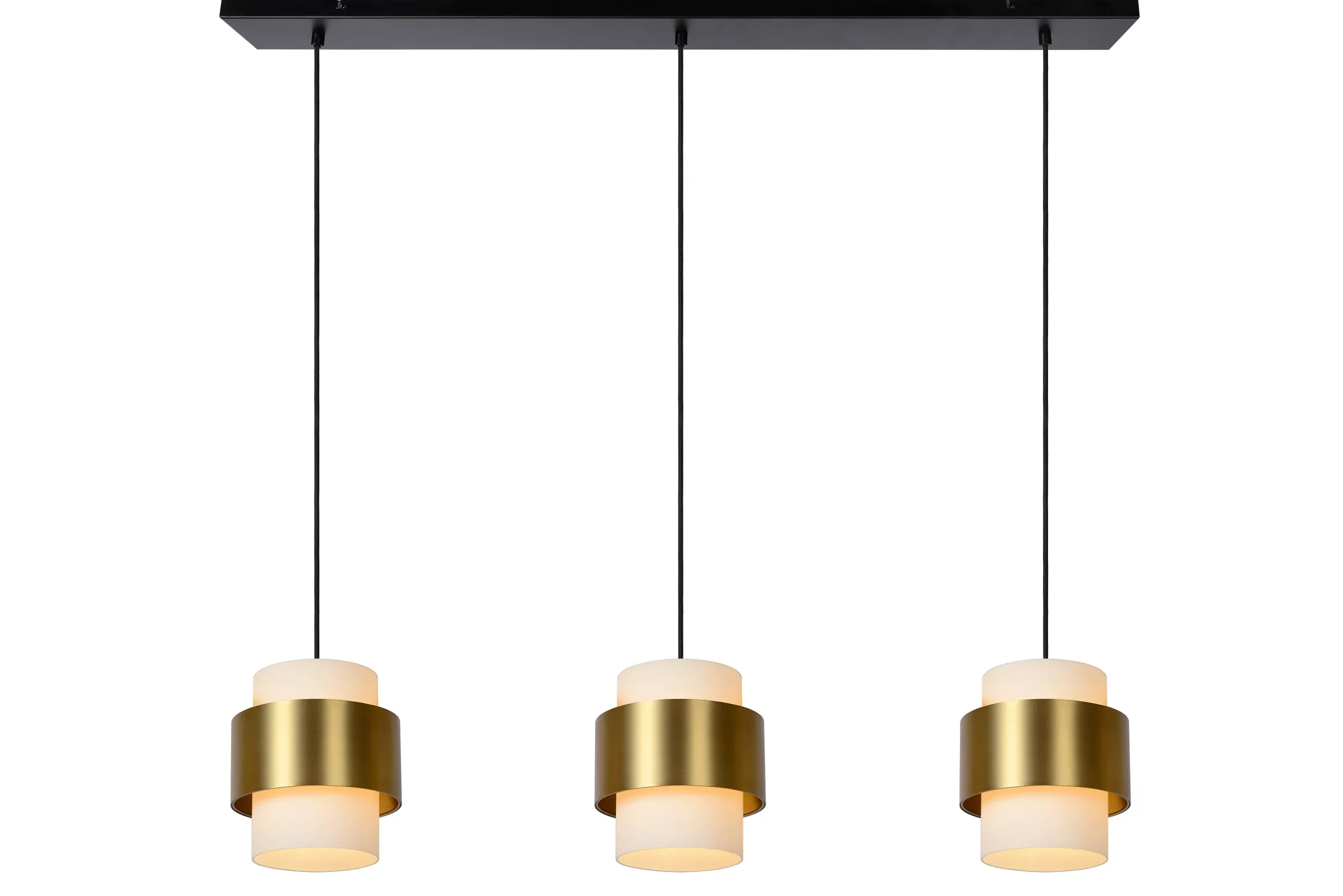Store FIRMIN - Hanglamp - 3xE27 - Mat Goud / Messing Hanglampen