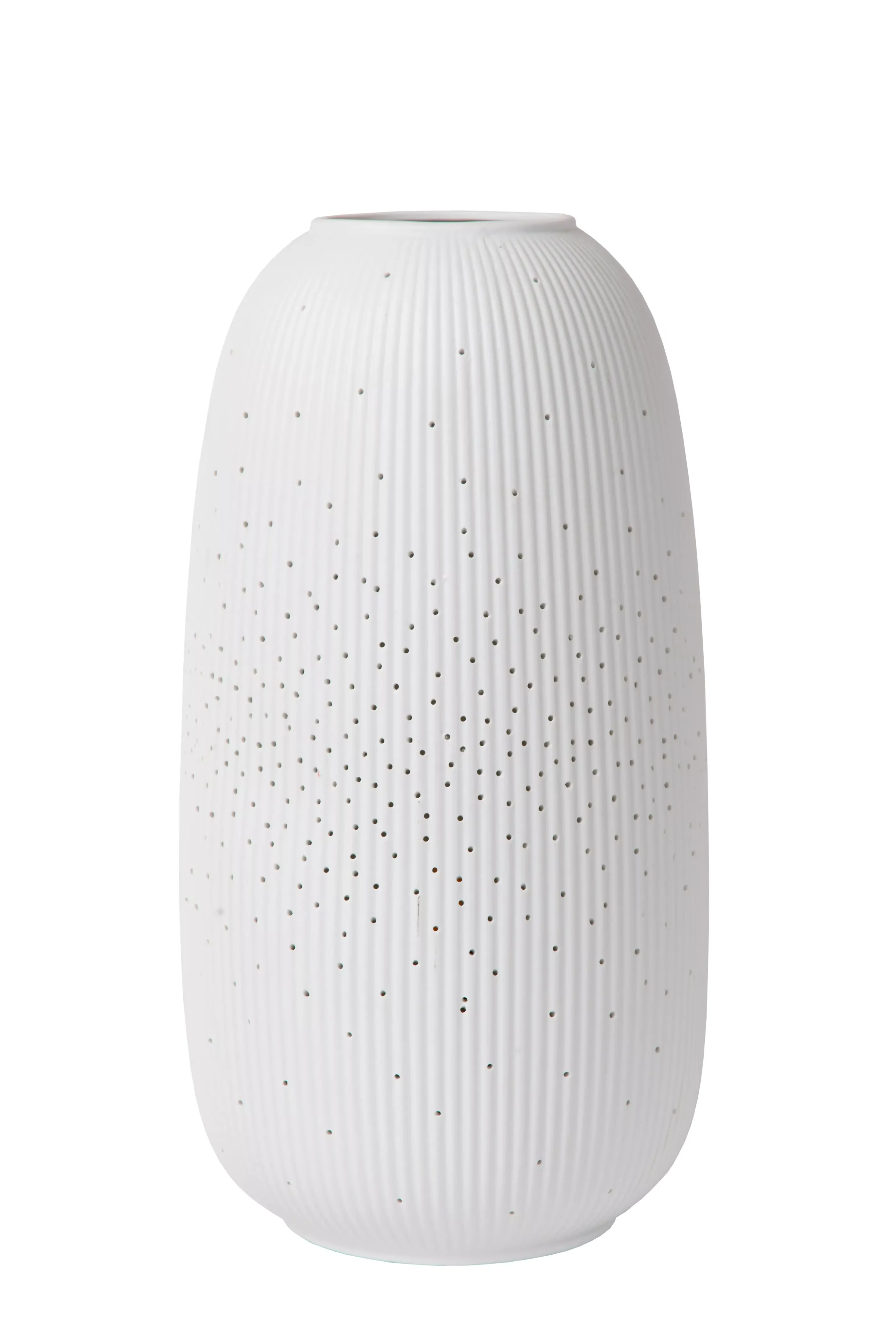 New FLORES - Tafellamp - Ø 17,5 cm - 1xE14 - Wit Tafellampen