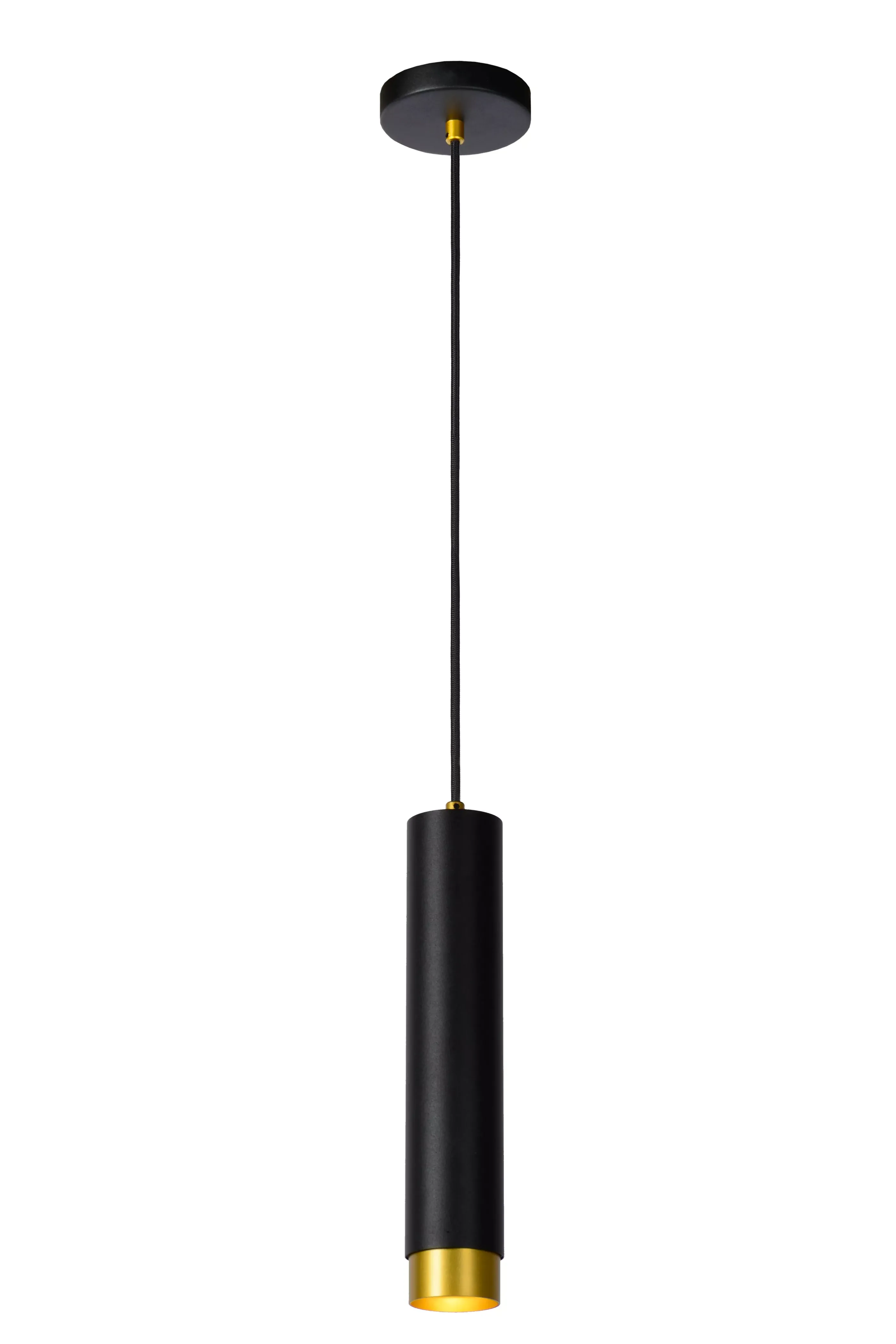 Best Sale FLORIS - Hanglamp - Ø 5,9 cm - 1xGU10 - Zwart Hanglampen