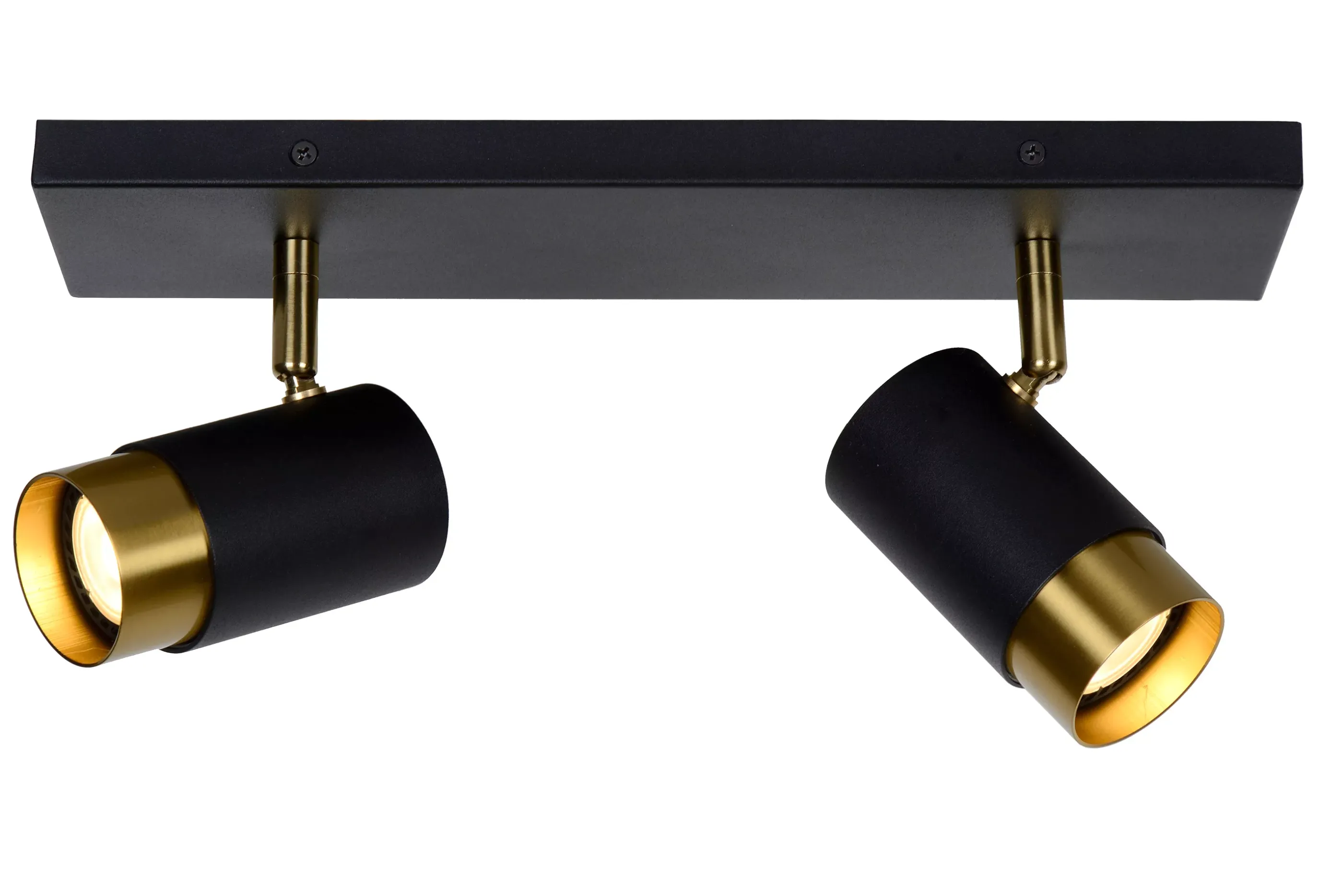 New FLORIS - Plafondspot - 2xGU10 - Zwart Plafondlampen