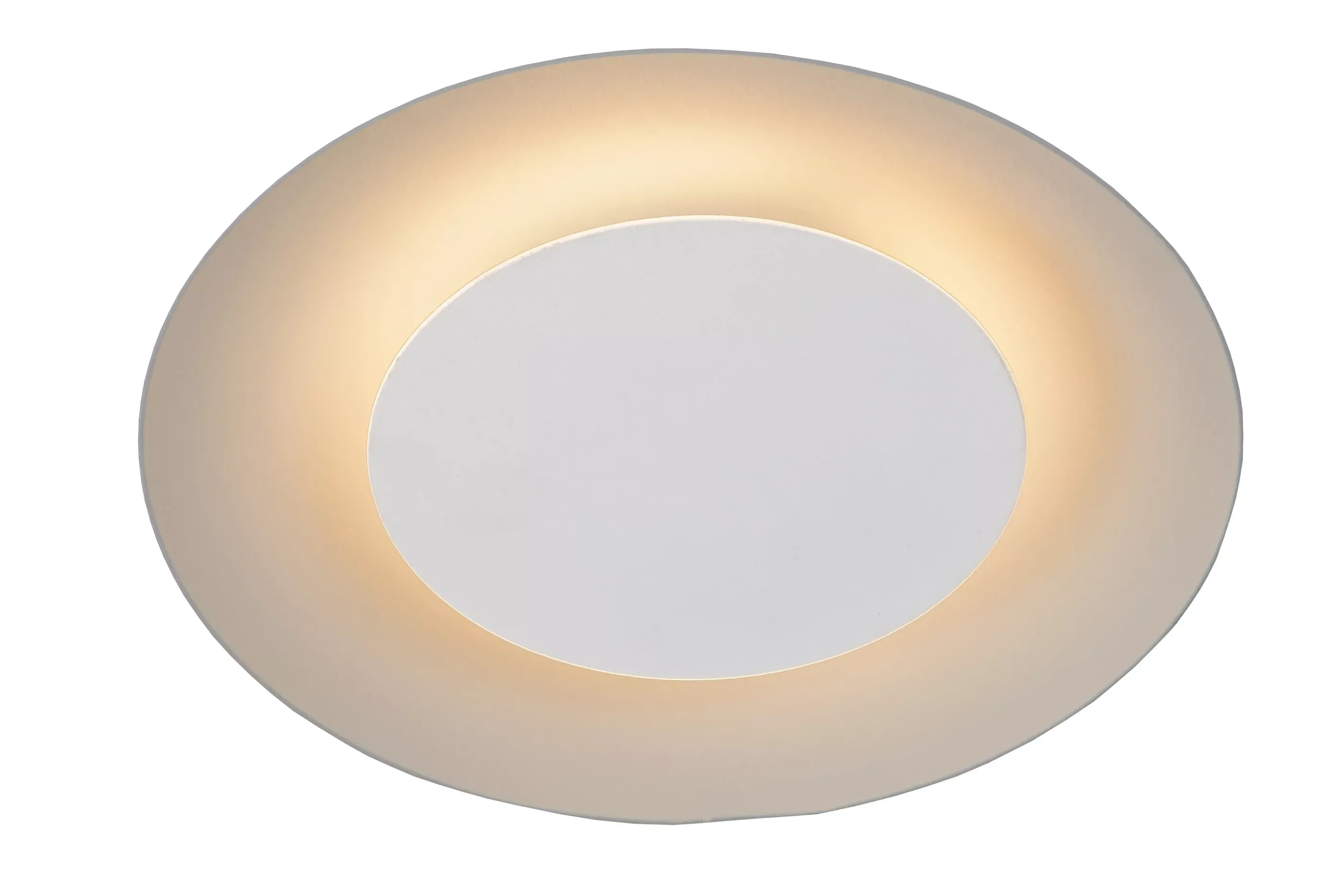 Best Sale FOSKAL - Plafonnière - Ø 21,5 cm - LED - 1x6W 2700K - Wit Plafondlampen