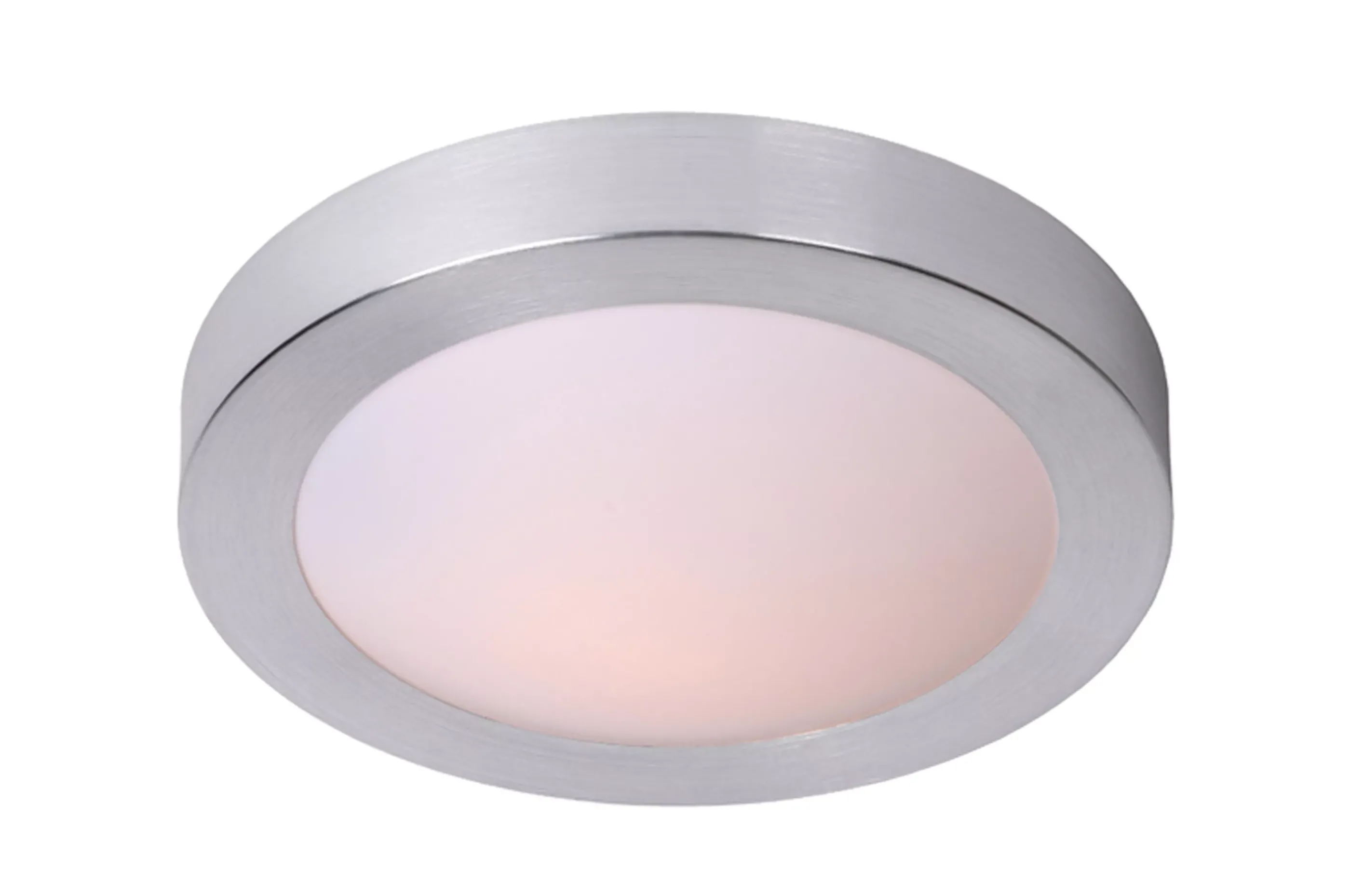 Outlet FRESH - Plafonnière Badkamer - Ø 35 cm - 2xE27 - IP44 - Mat chroom Plafondlampen