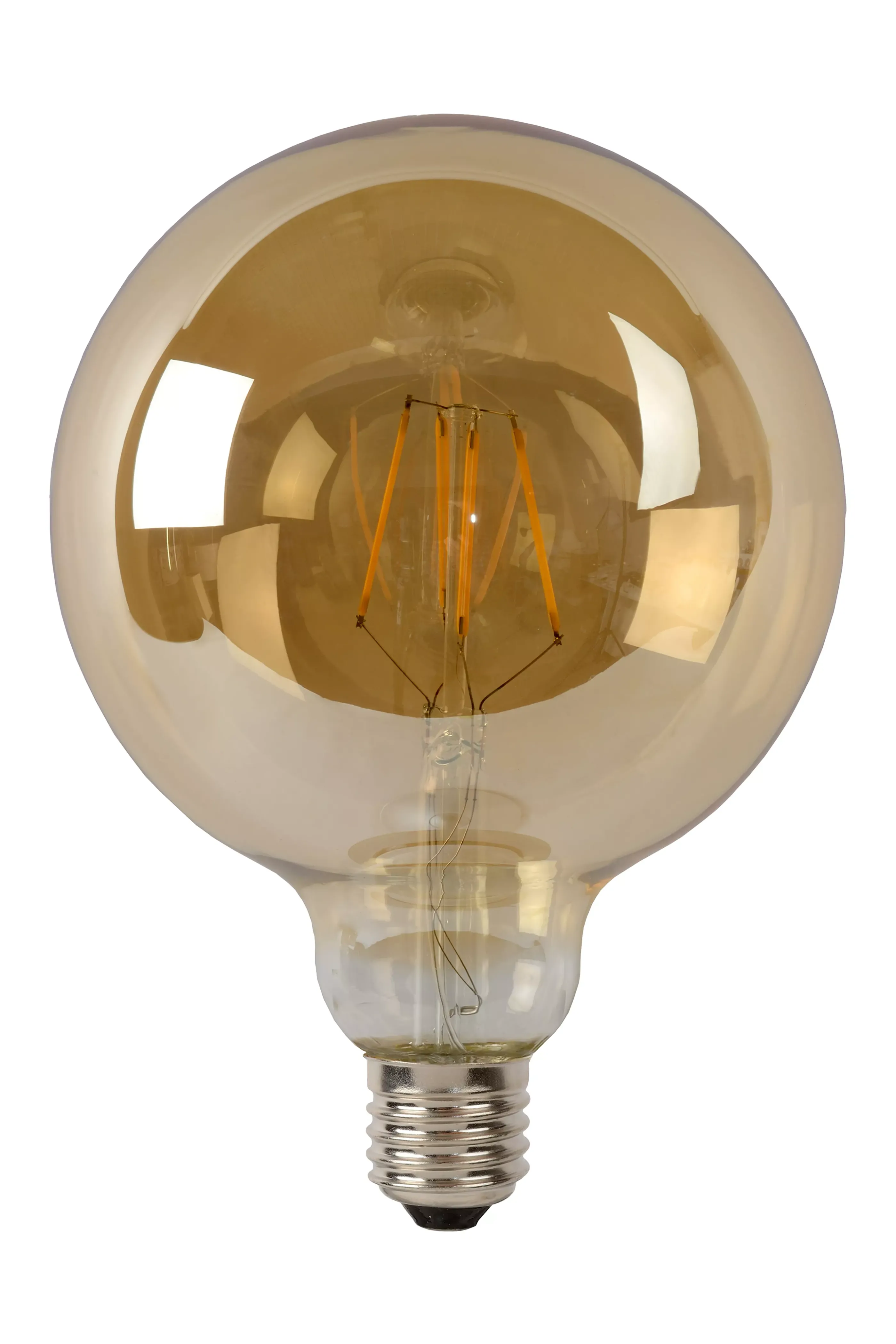 Fashion G125 - Filament lamp - Ø 12,5 cm - LED Dimb. - E27 - 1x8W 2700K - Amber Kooldraadlampen