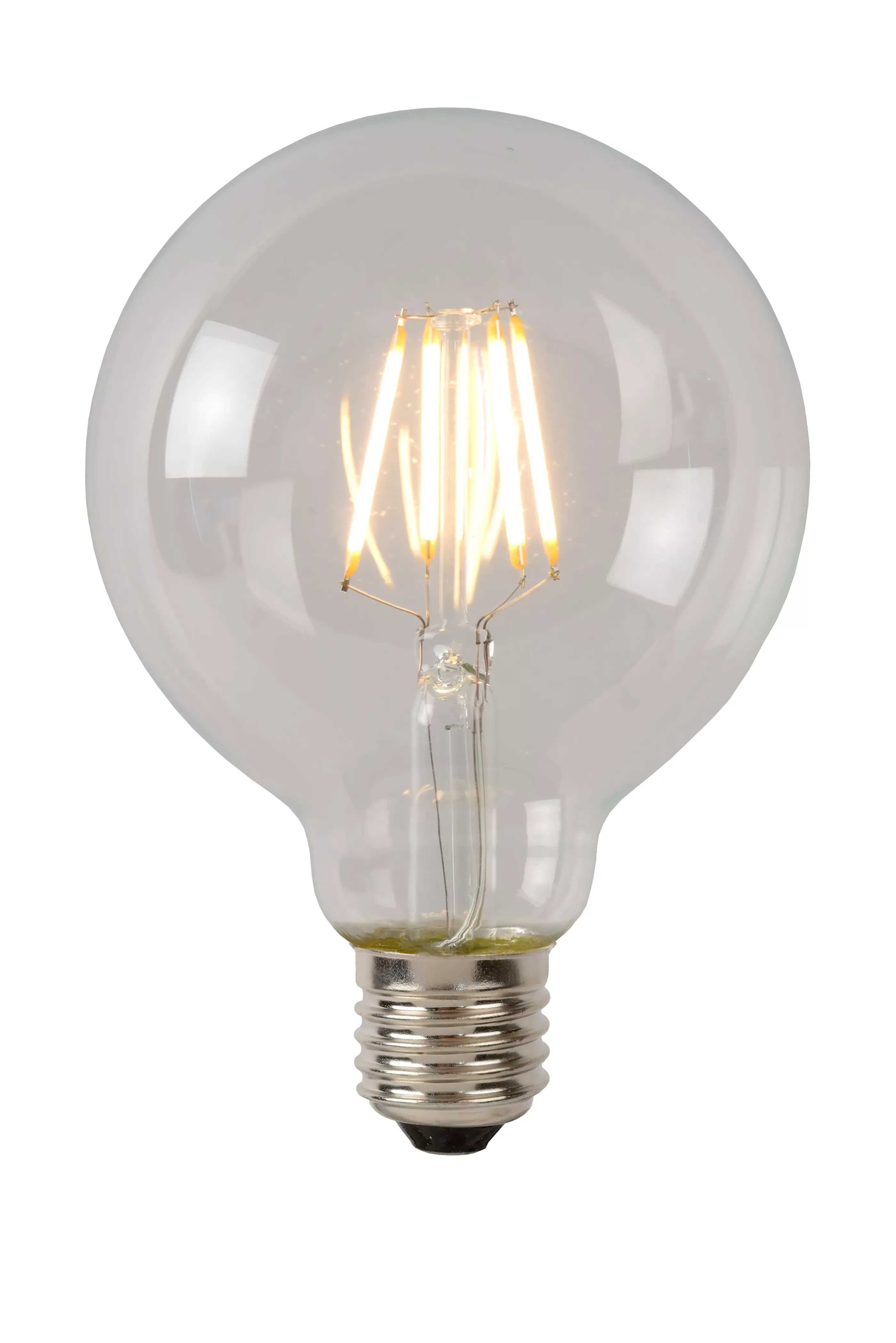Fashion G80 Class A - Filament lamp - Ø 8 cm - LED - E27 - 1x7W 2700K - Transparant Kooldraadlampen