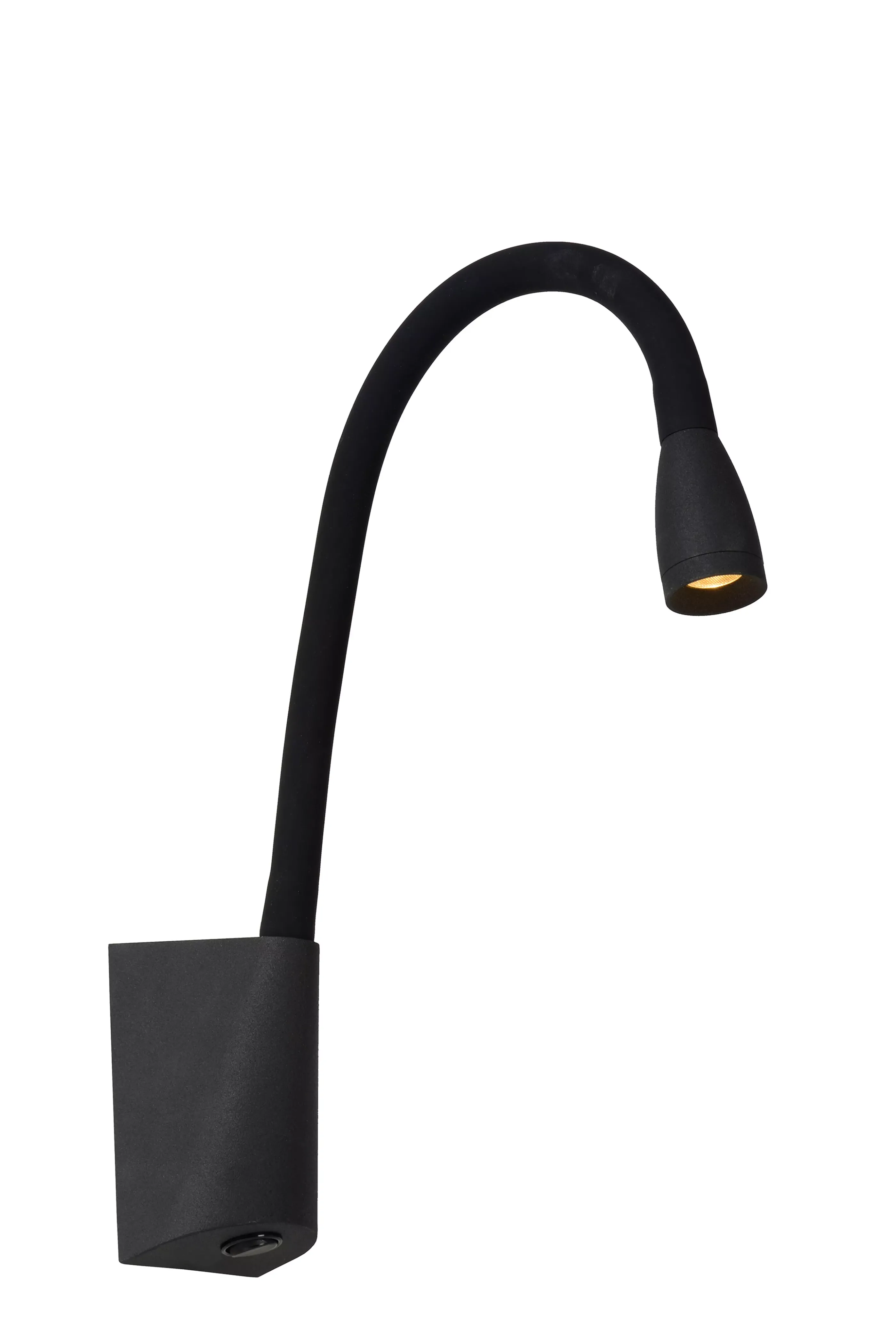 Outlet GALEN-LED - Bedlamp / Wandlamp - LED - 1x3W 3000K - Zwart Wandverlichting