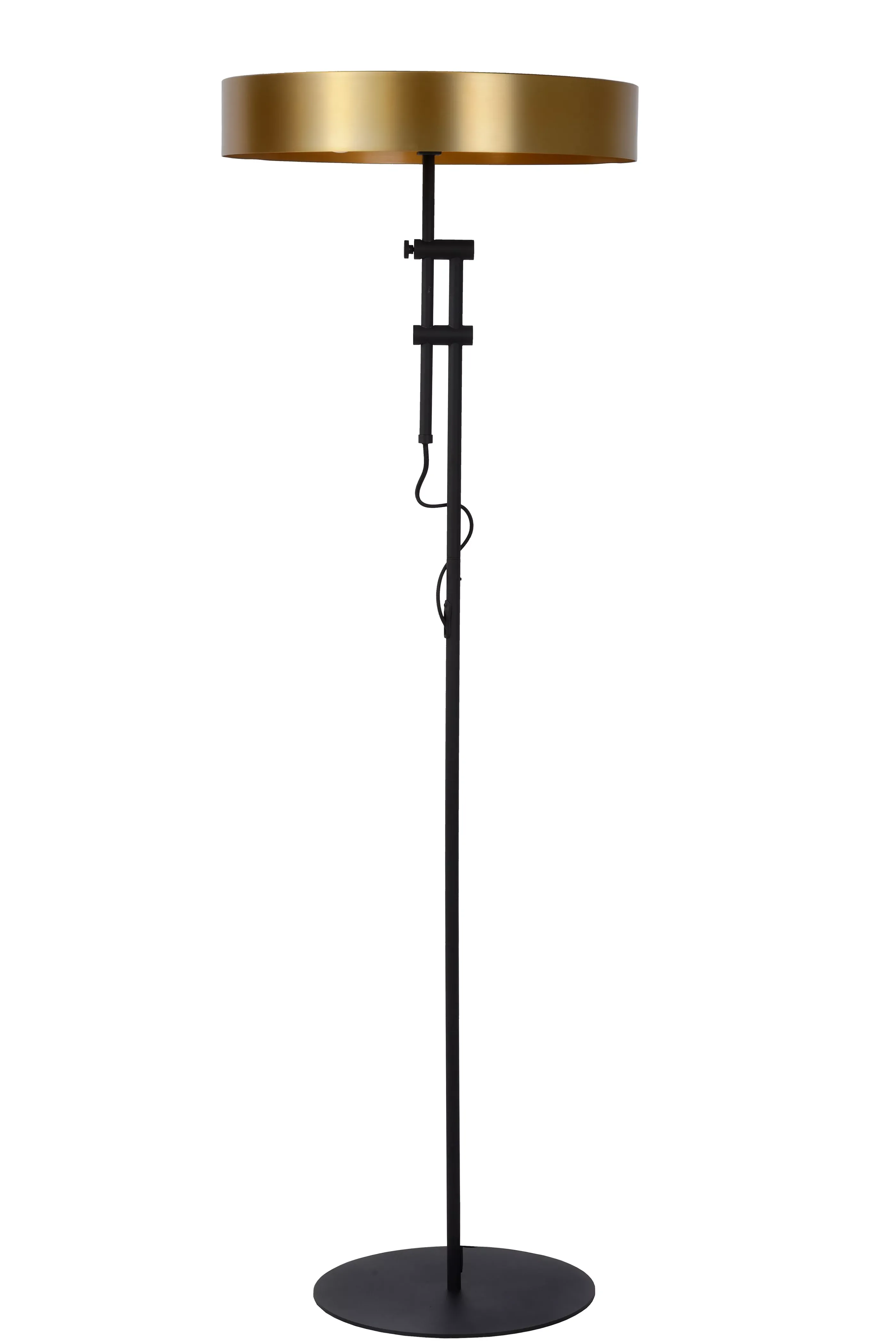 Flash Sale GIADA - Vloerlamp - Ø 45 cm - 2xE27 - Mat Goud / Messing Staande Lampen