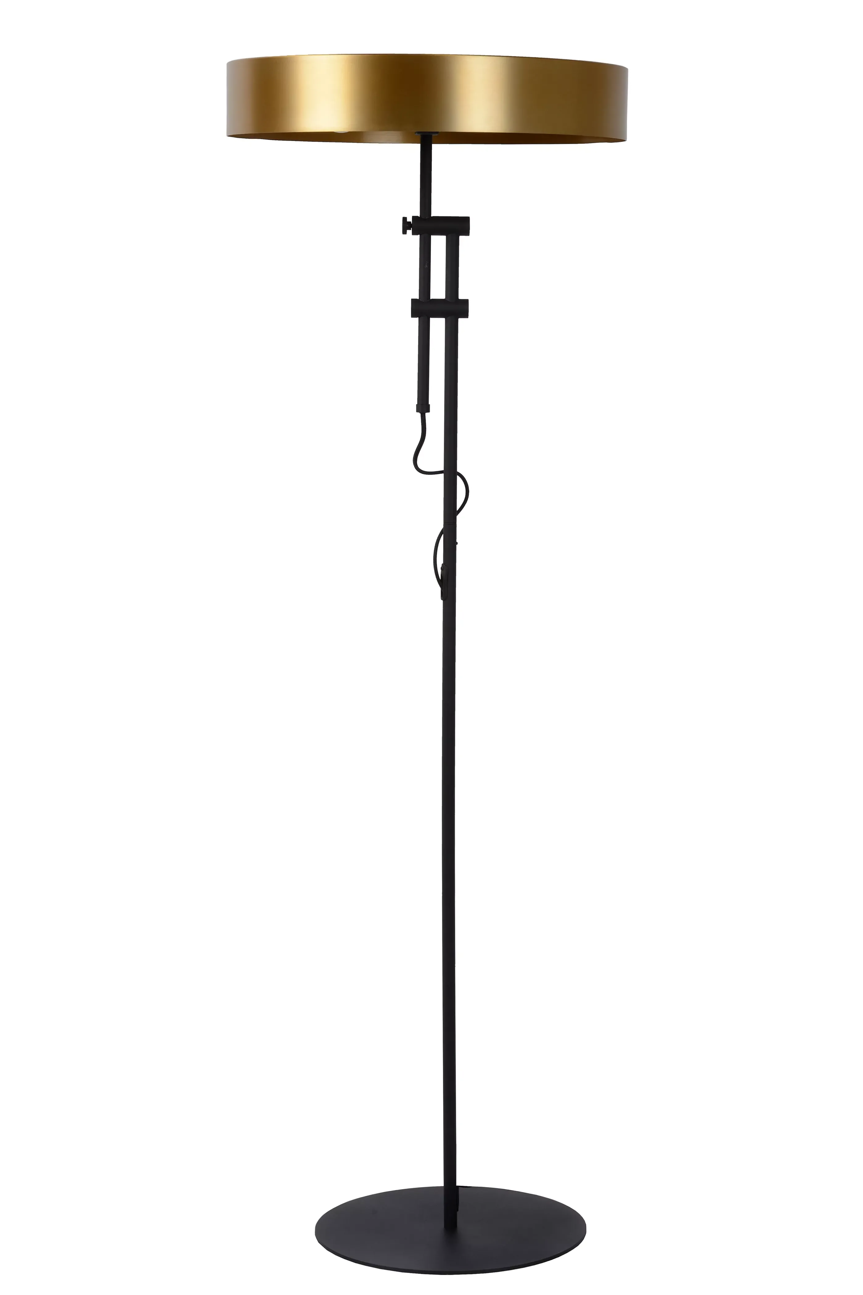 Flash Sale GIADA - Vloerlamp - Ø 45 cm - 2xE27 - Mat Goud / Messing Staande Lampen