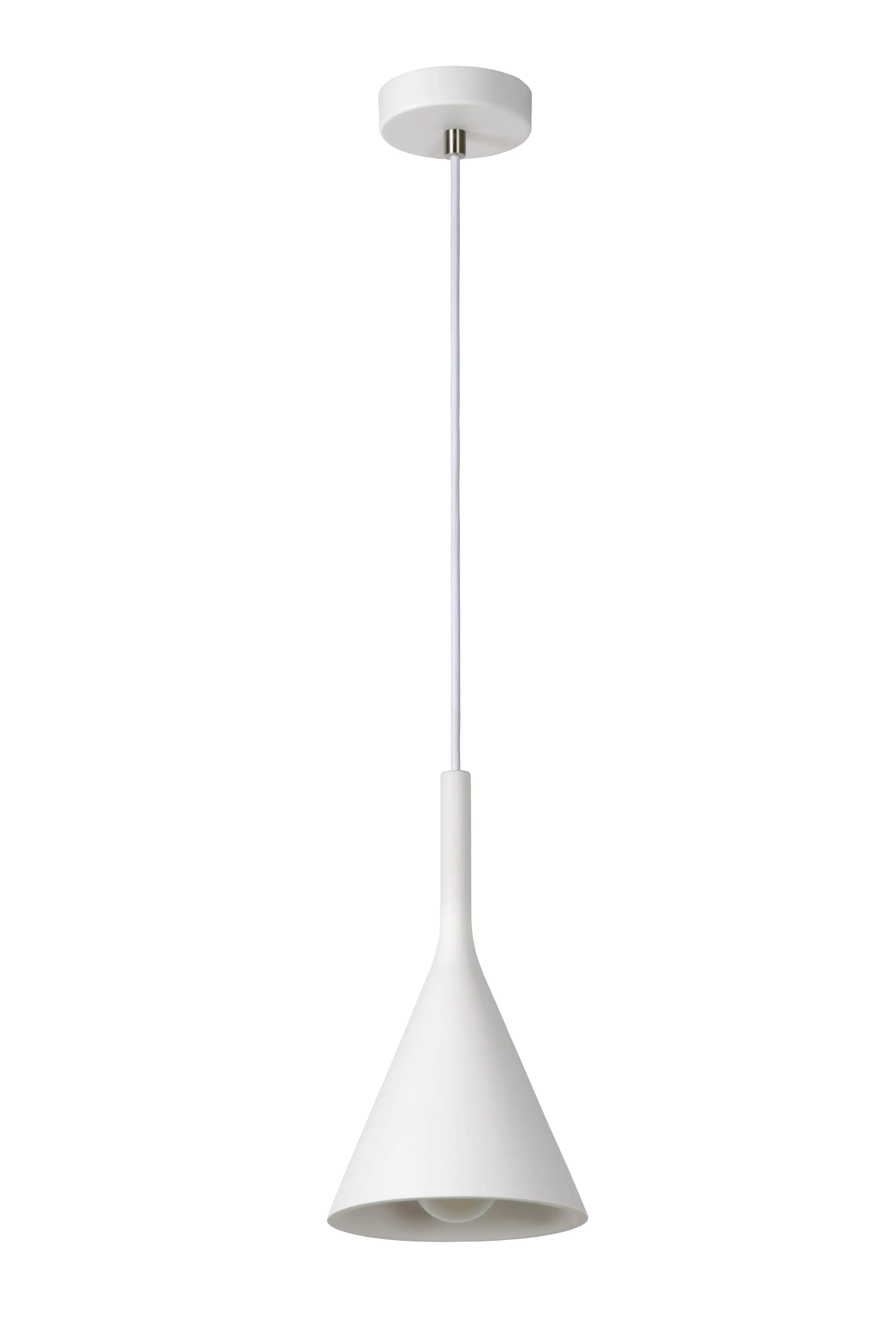 Online GIPSY - Hanglamp - Ø 16,5 cm - 1xE27 - Wit Hanglampen