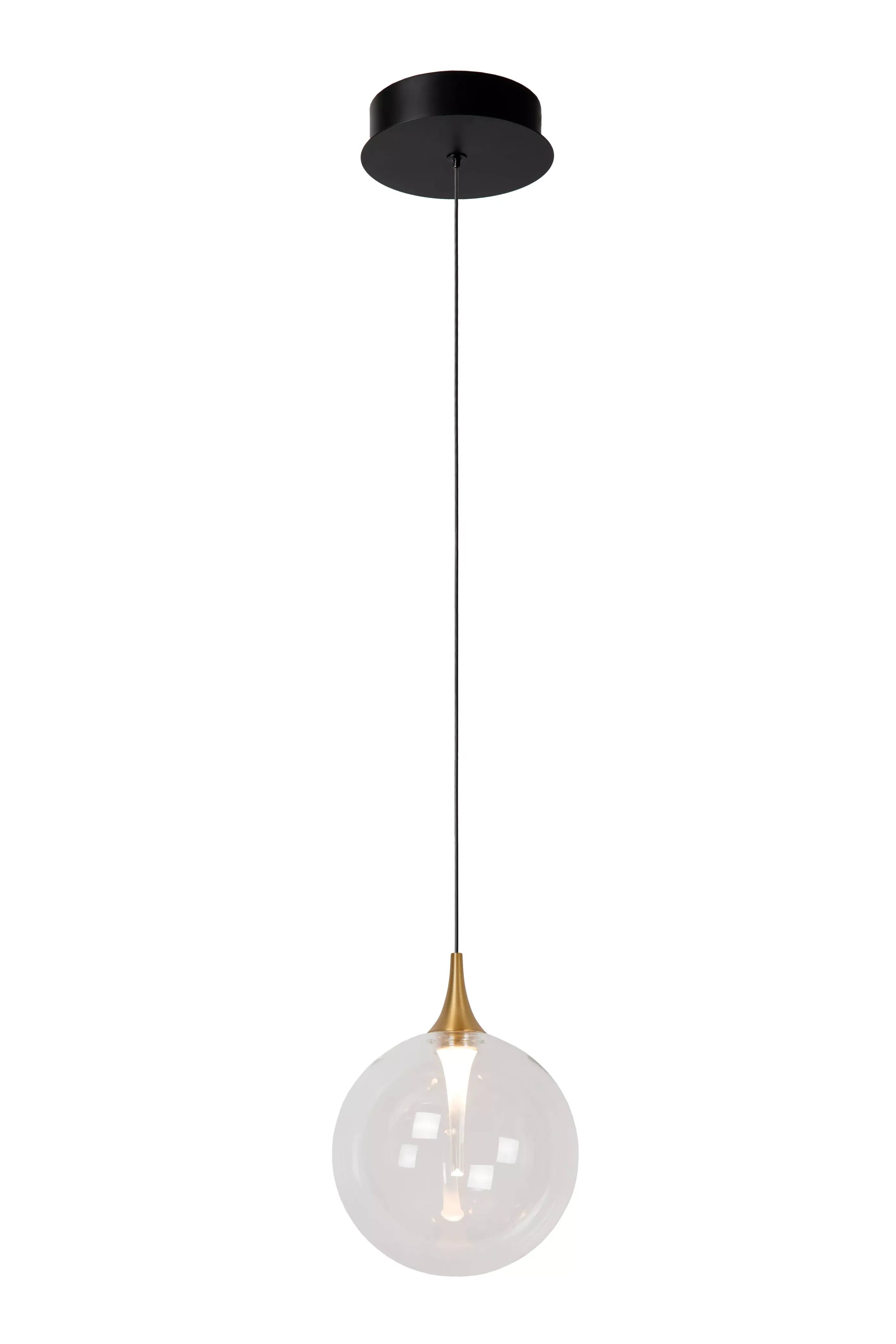 New GISELA - Hanglamp - Ø 16 cm - LED - 1x5W 2700K - Transparant Hanglampen