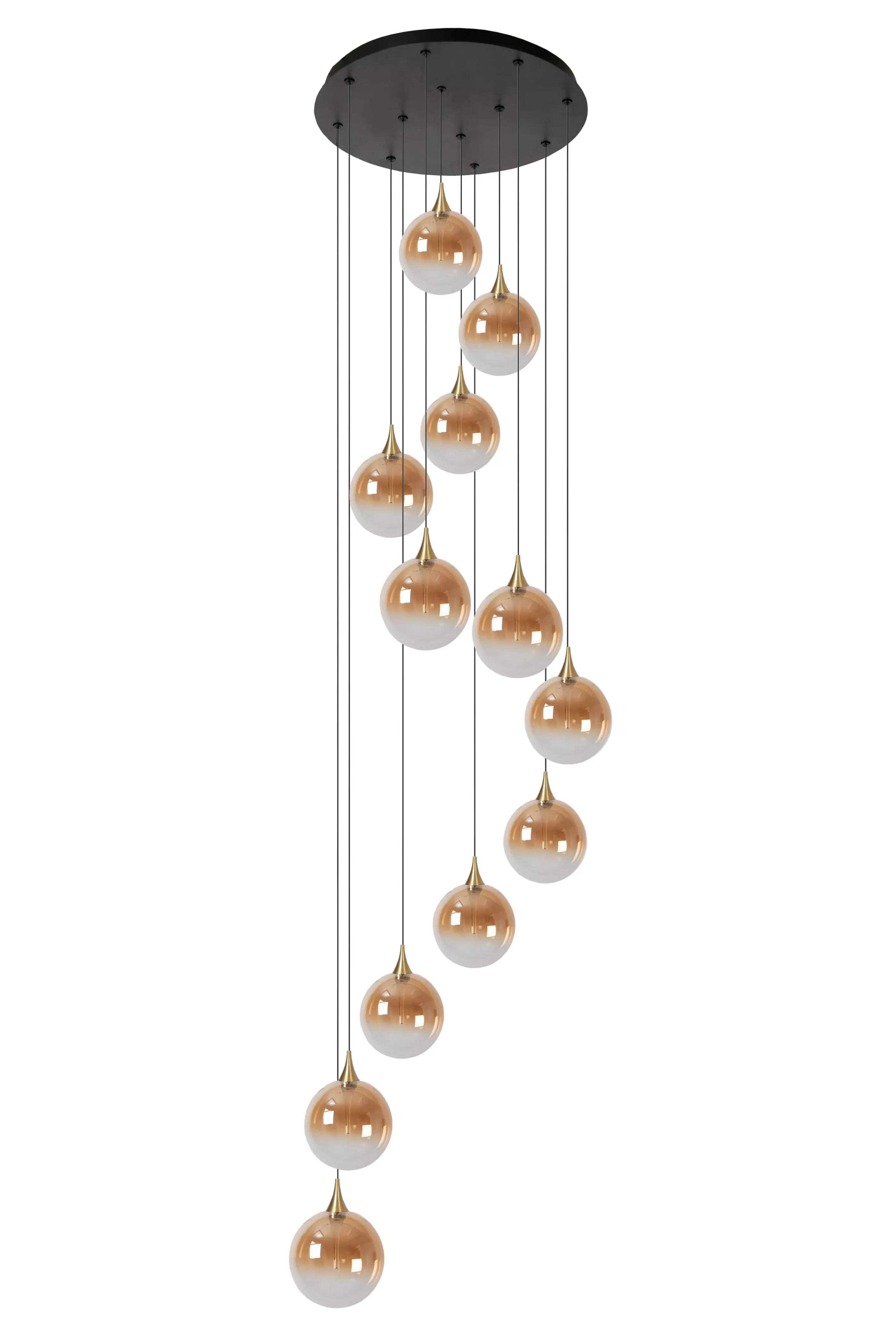 Store GISELA - Hanglamp - Ø 61 cm - LED Dimb. - 12x3,5W 2700K - Amber Hanglampen