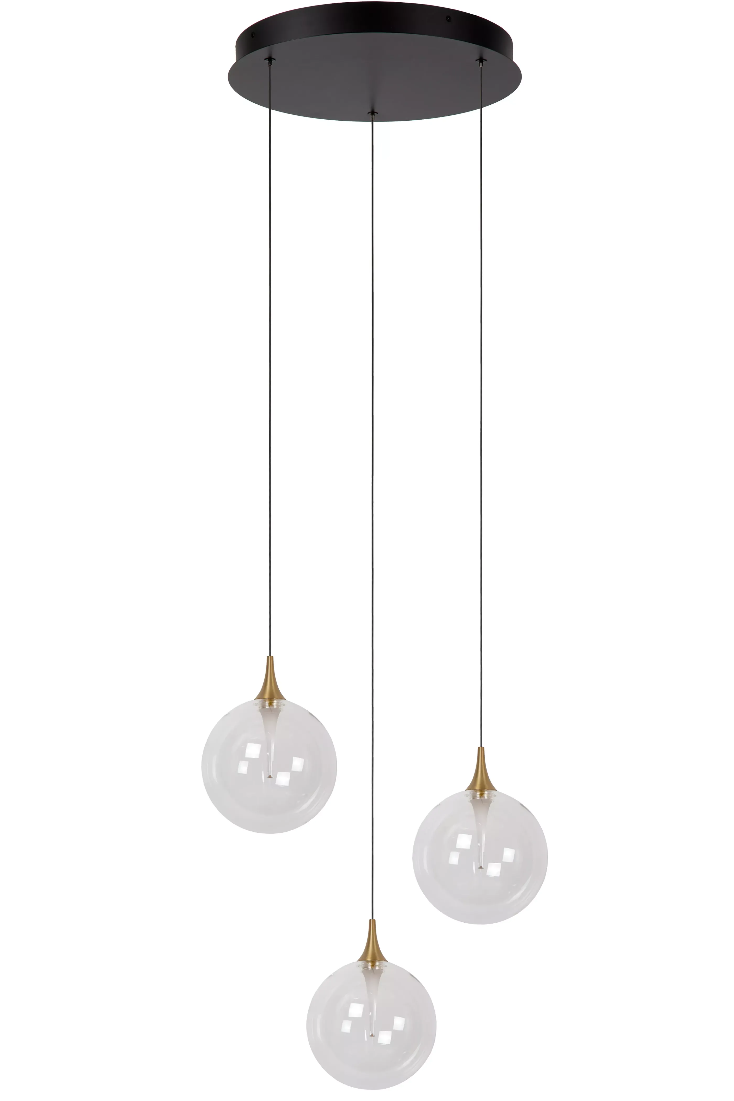 New GISELA - Hanglamp - Ø 36 cm - LED Dimb. - 3x4,3W 2700K - Transparant Hanglampen