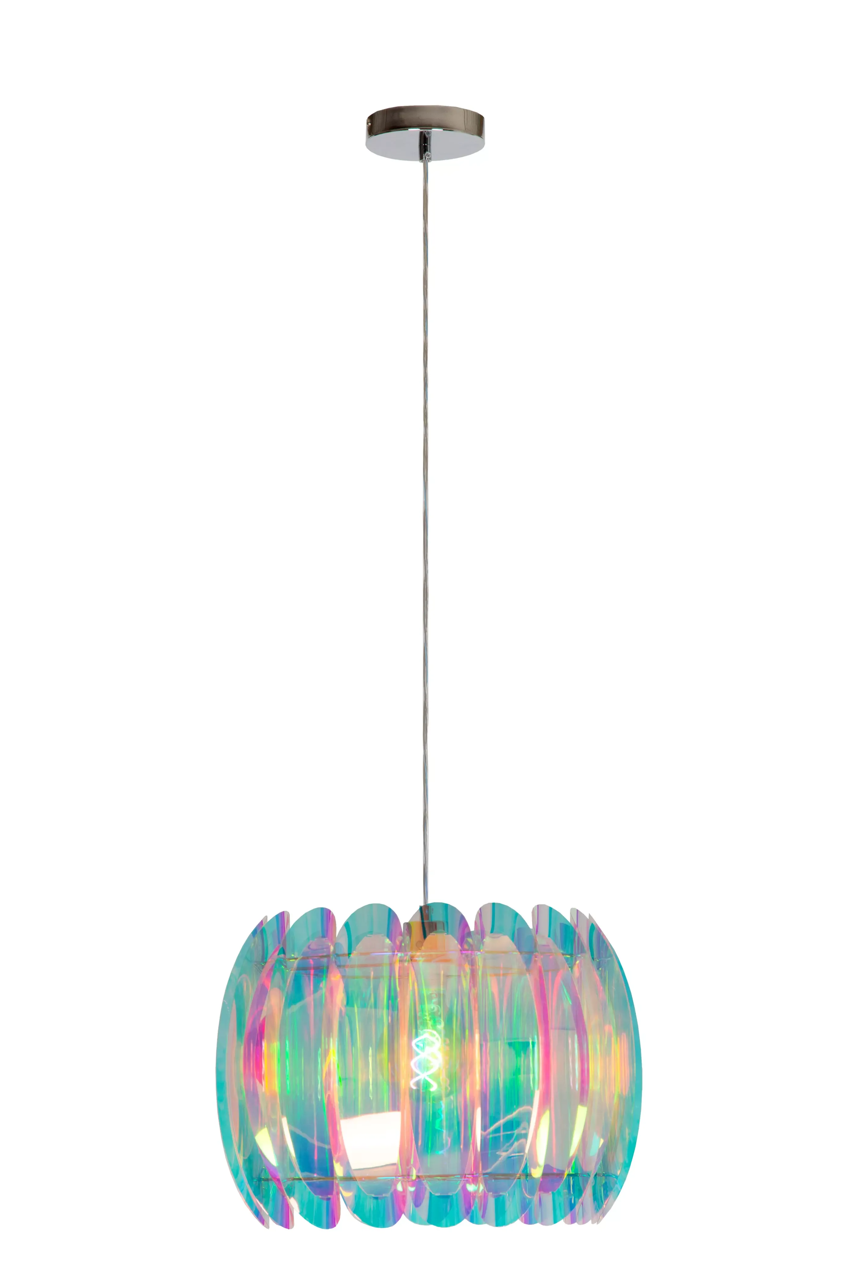 New GLINSTAR - Hanglamp - Ø 40 cm - 1xE27 - Multicolor Hanglampen