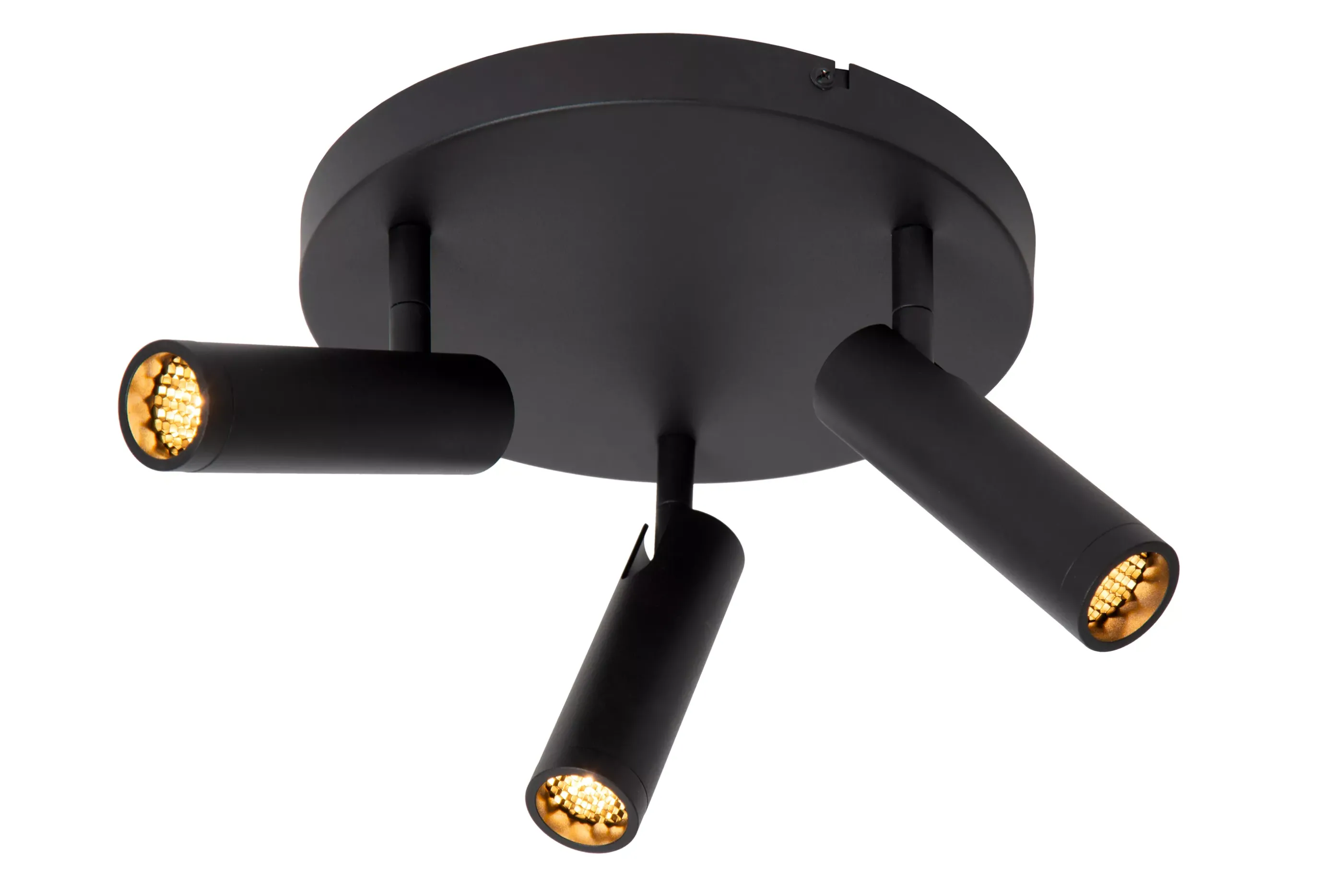 Outlet GRADO - Plafondspot - Ø 25 cm - 3xGU10 (MR11) - Zwart Plafondlampen