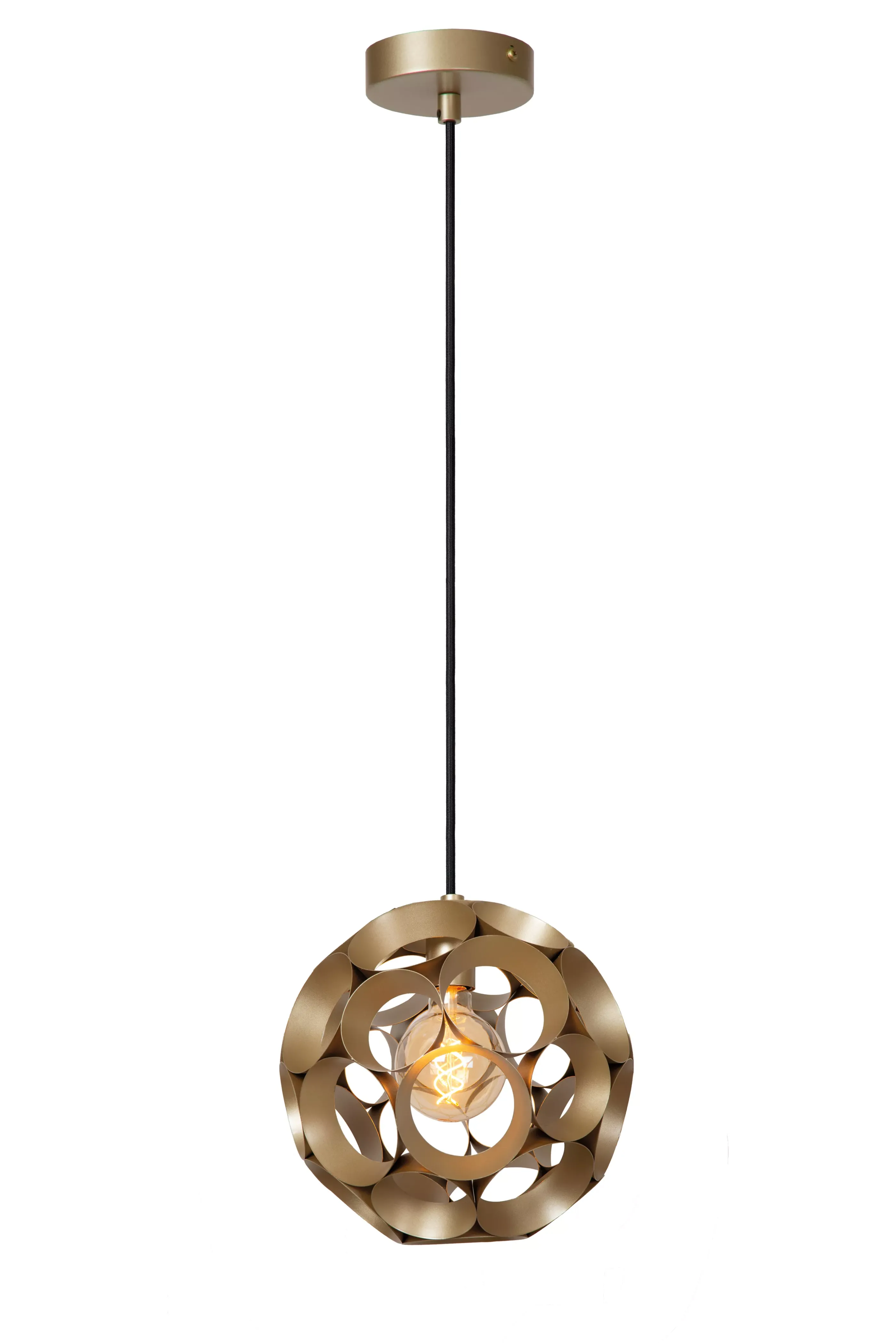 Cheap HANNELORE - Hanglamp - Ø 30 cm - 1xE27 - Mat Goud / Messing Hanglampen