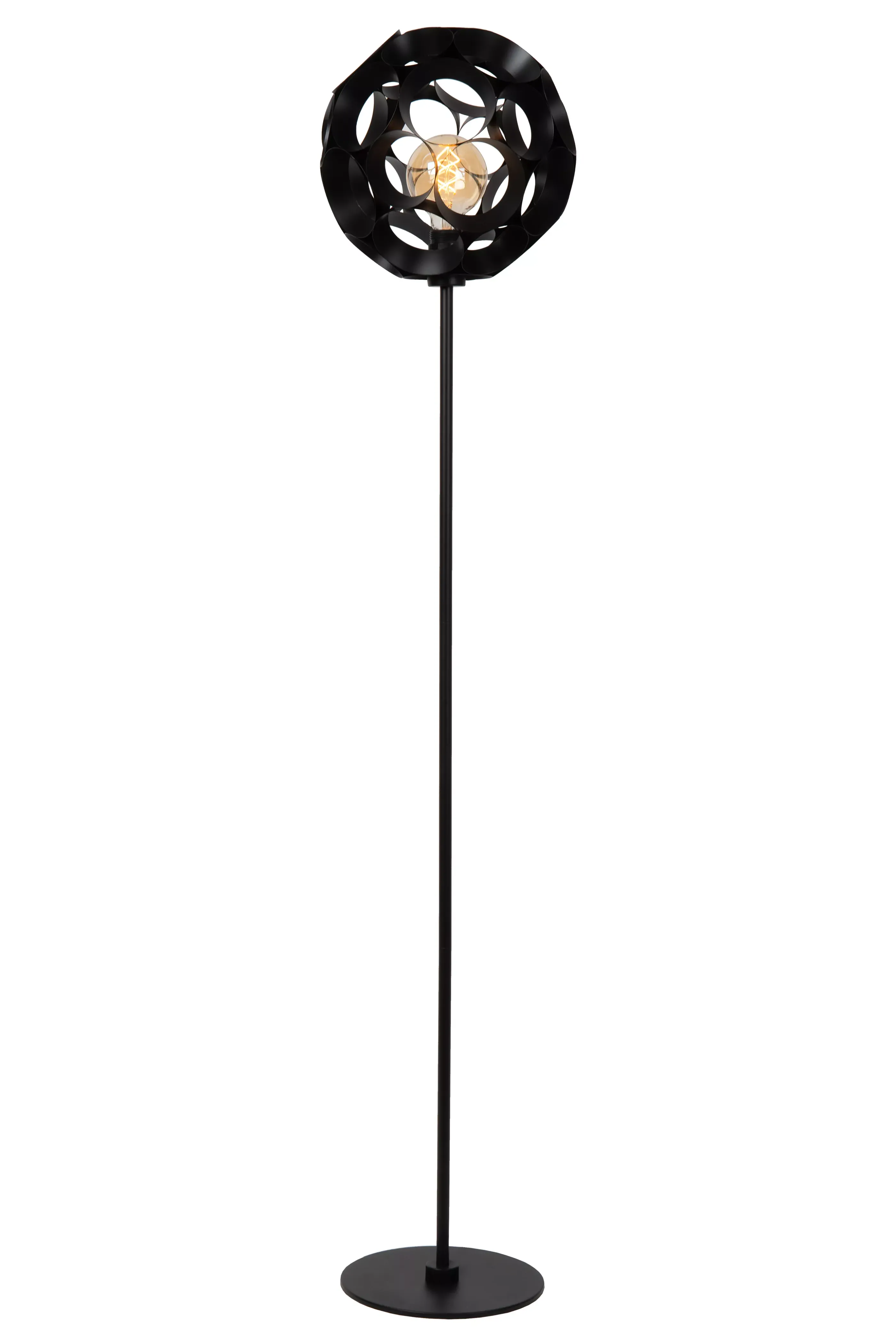 Cheap HANNELORE - Vloerlamp - Ø 30 cm - 1xE27 - Zwart Staande Lampen