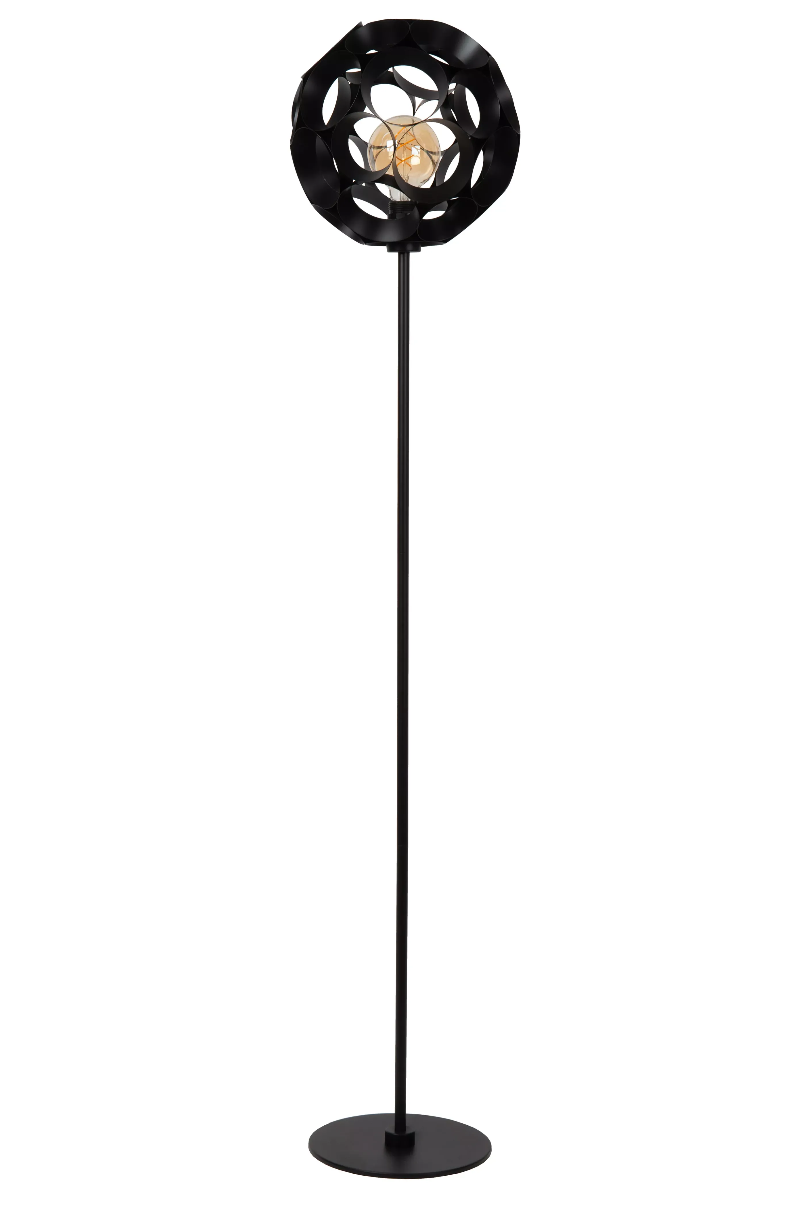 Cheap HANNELORE - Vloerlamp - Ø 30 cm - 1xE27 - Zwart Staande Lampen