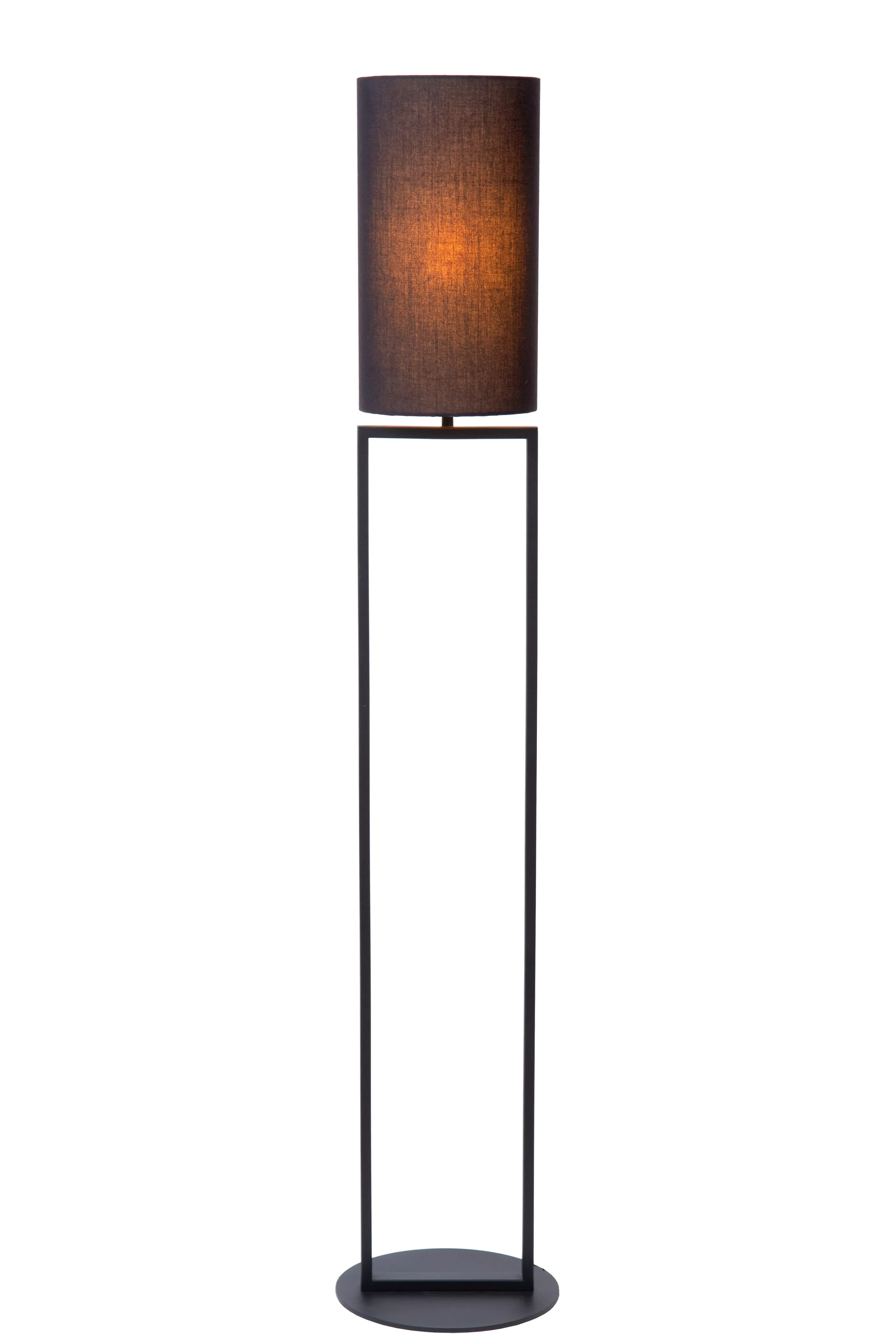 New HERMAN - Vloerlamp - Ø 26 cm - 1xE27 - Zwart Staande Lampen