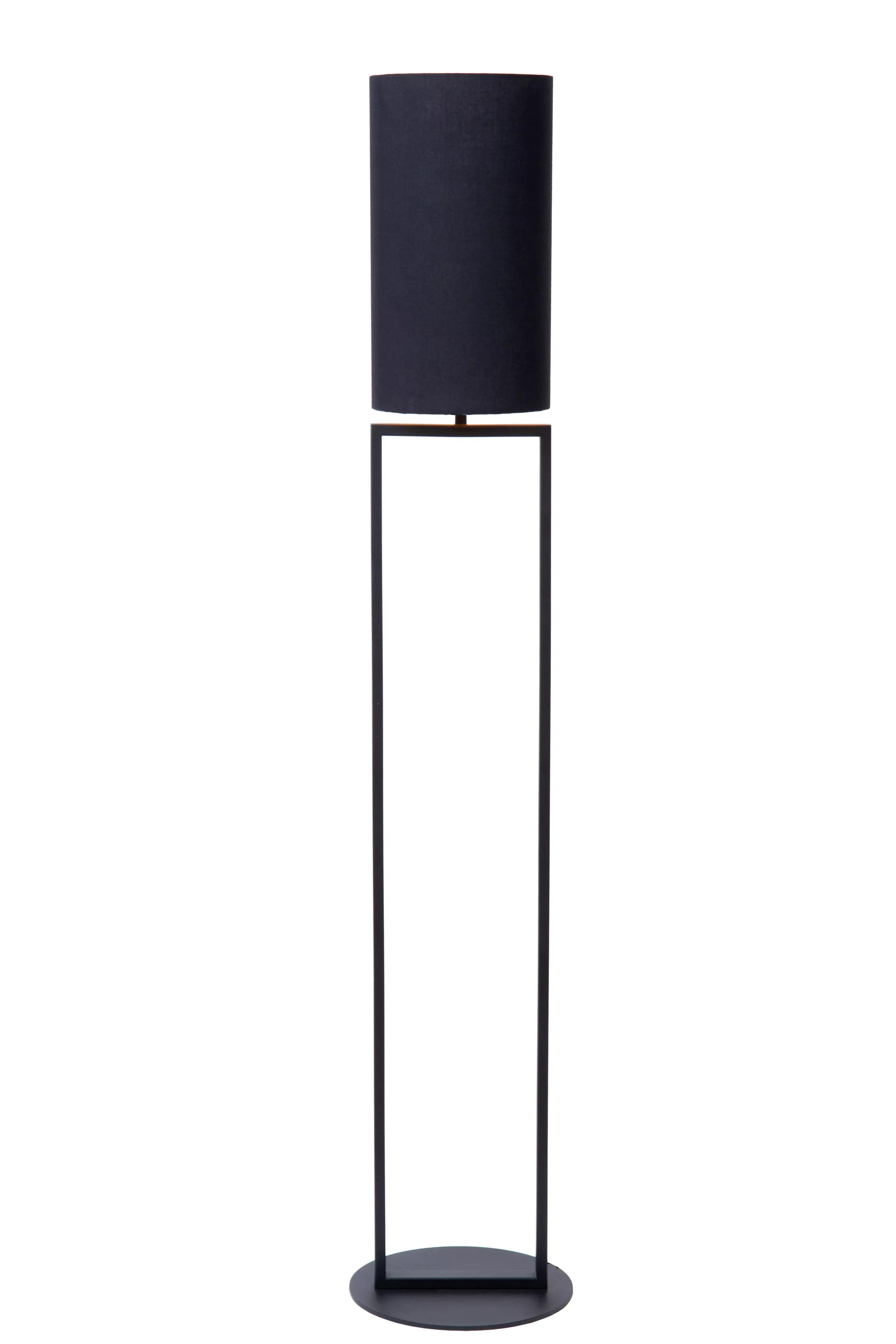 New HERMAN - Vloerlamp - Ø 26 cm - 1xE27 - Zwart Staande Lampen