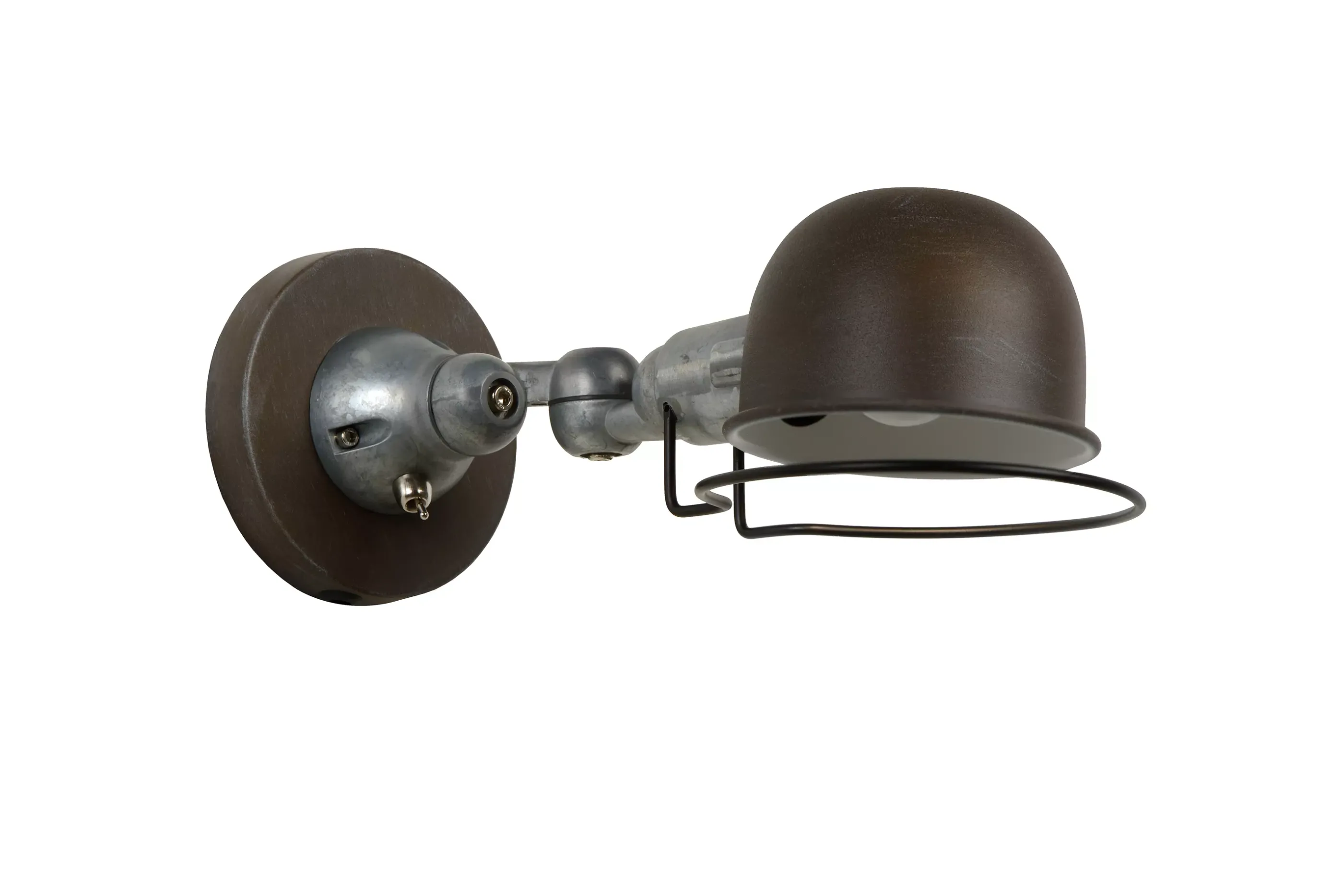 Sale HONORE - Wandlamp - 1xE14 - Roest bruin Wandverlichting