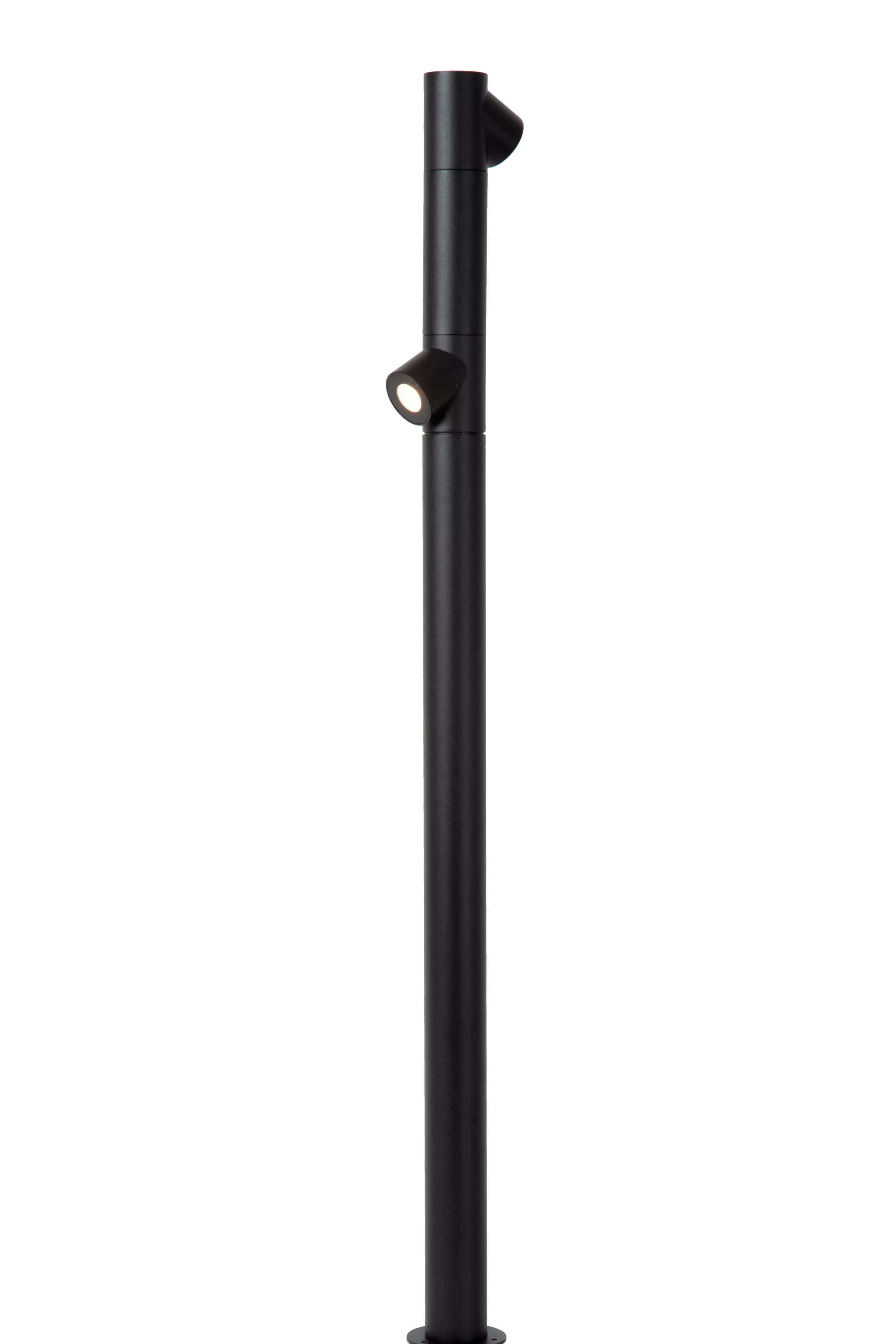 Fashion IBAMBA - Sokkellamp - LED - 2x6W 3000K - IP65 - Zwart Sokkellampen