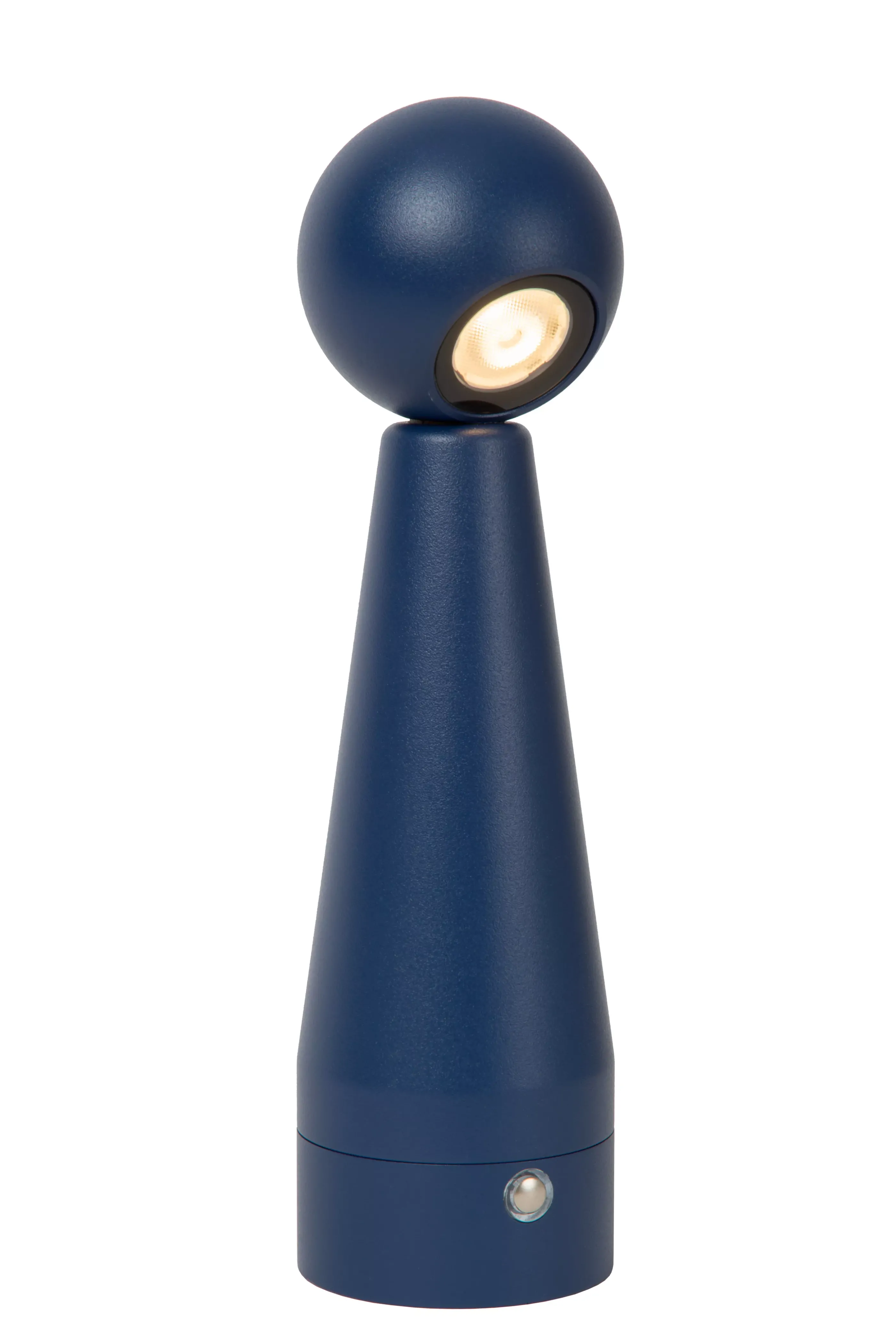 New IPSOS - Oplaadbare Tafellamp - Accu/Batterij - LED Dim to warm - 1x3W 3000K/3200K - Blauw Tafellampen