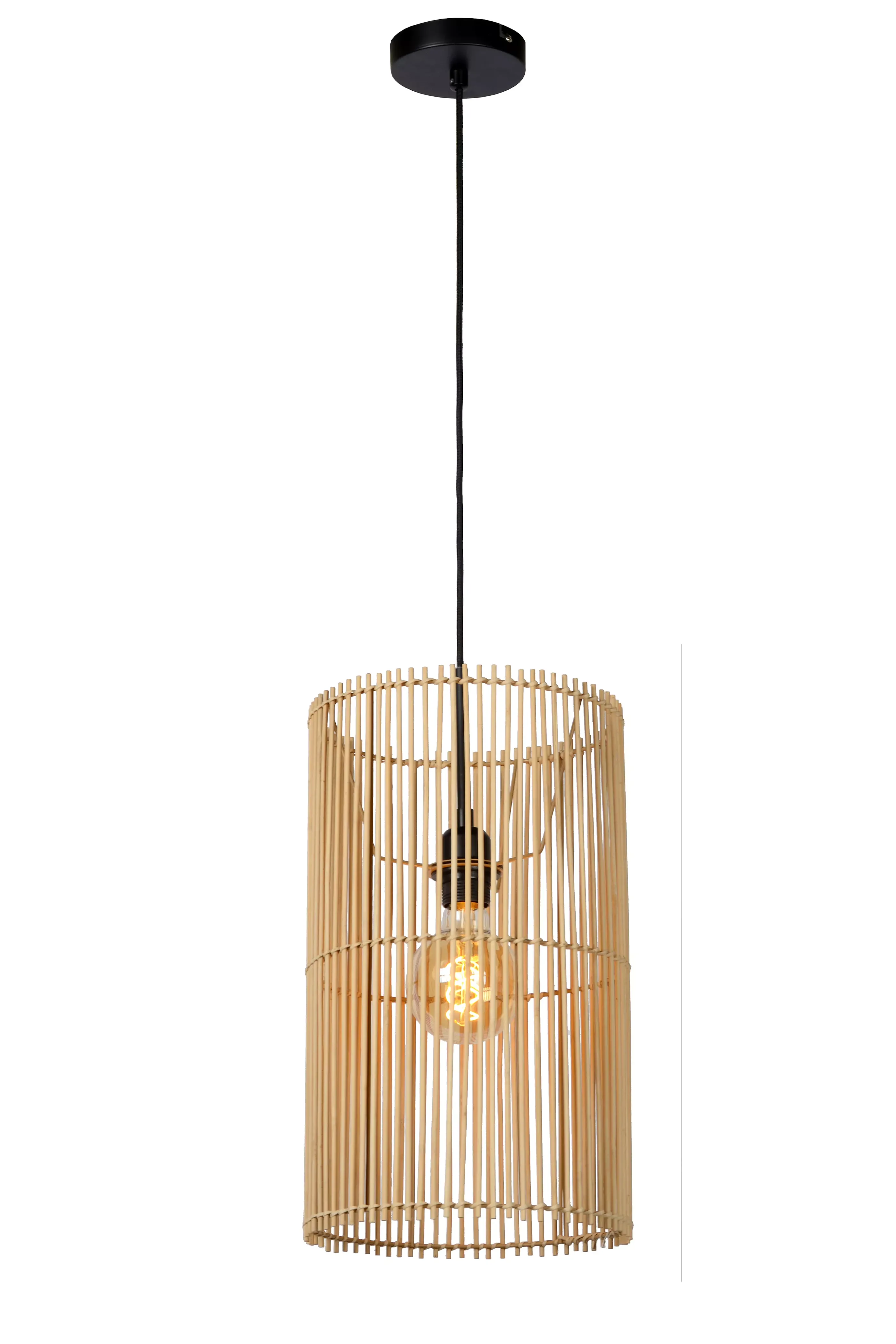 Sale JANTINE - Hanglamp - Ø 26 cm - 1xE27 - Naturel Hanglampen